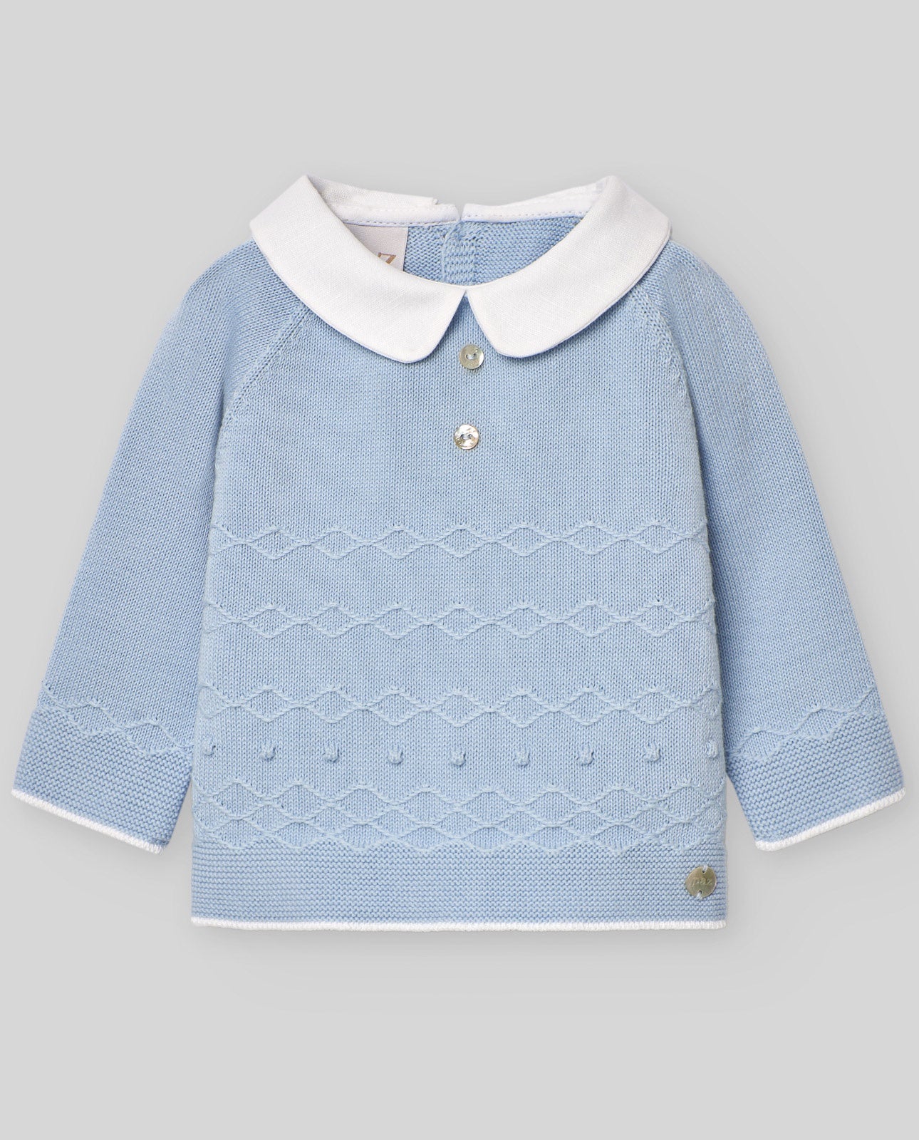 PAZ RODRIGUEZ KNIT NEWBORN SWEATER "VENTO"