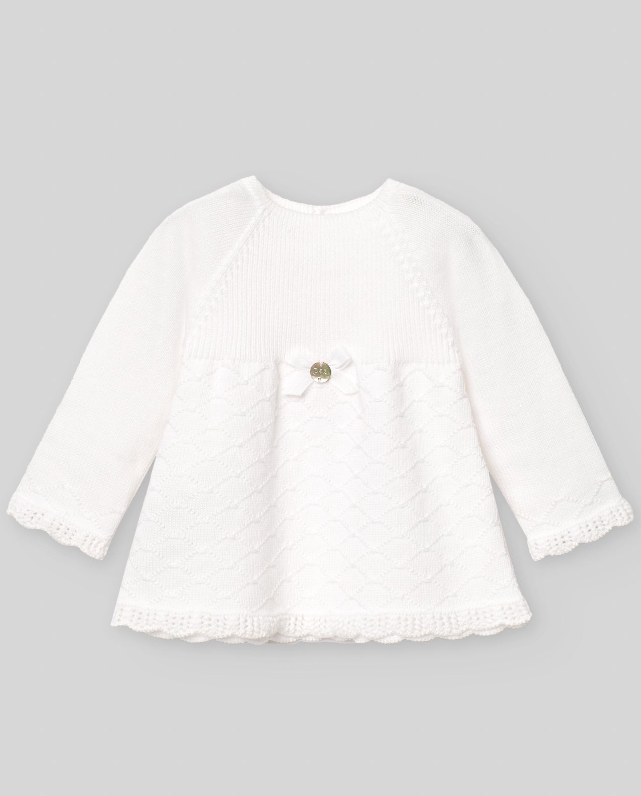 PAZ RODRIGUEZ KNIT NEWBORN SWEATER + LEGGINGS SET "LINDA"