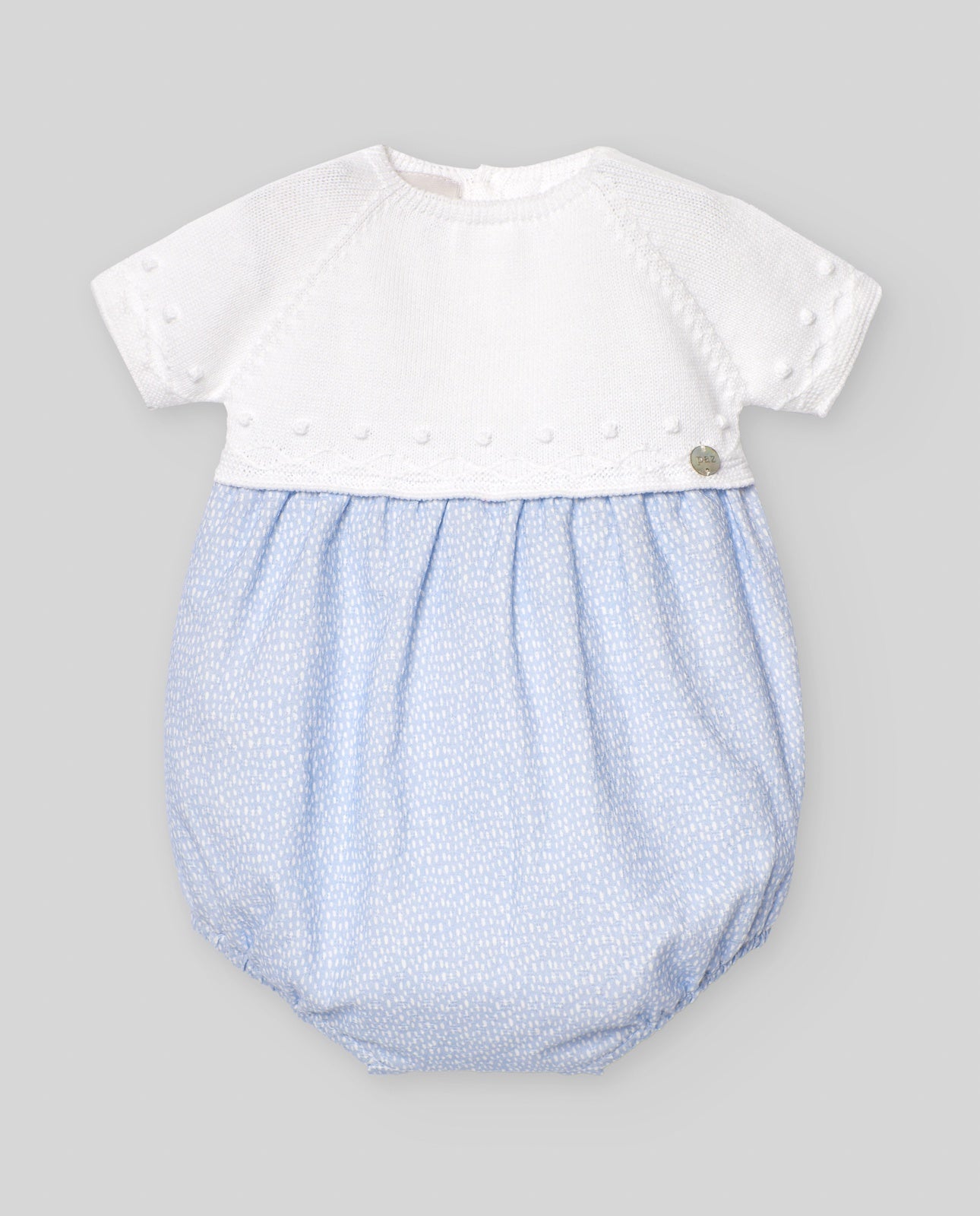 KNIT NEWBORN ROMPER "VENTO"