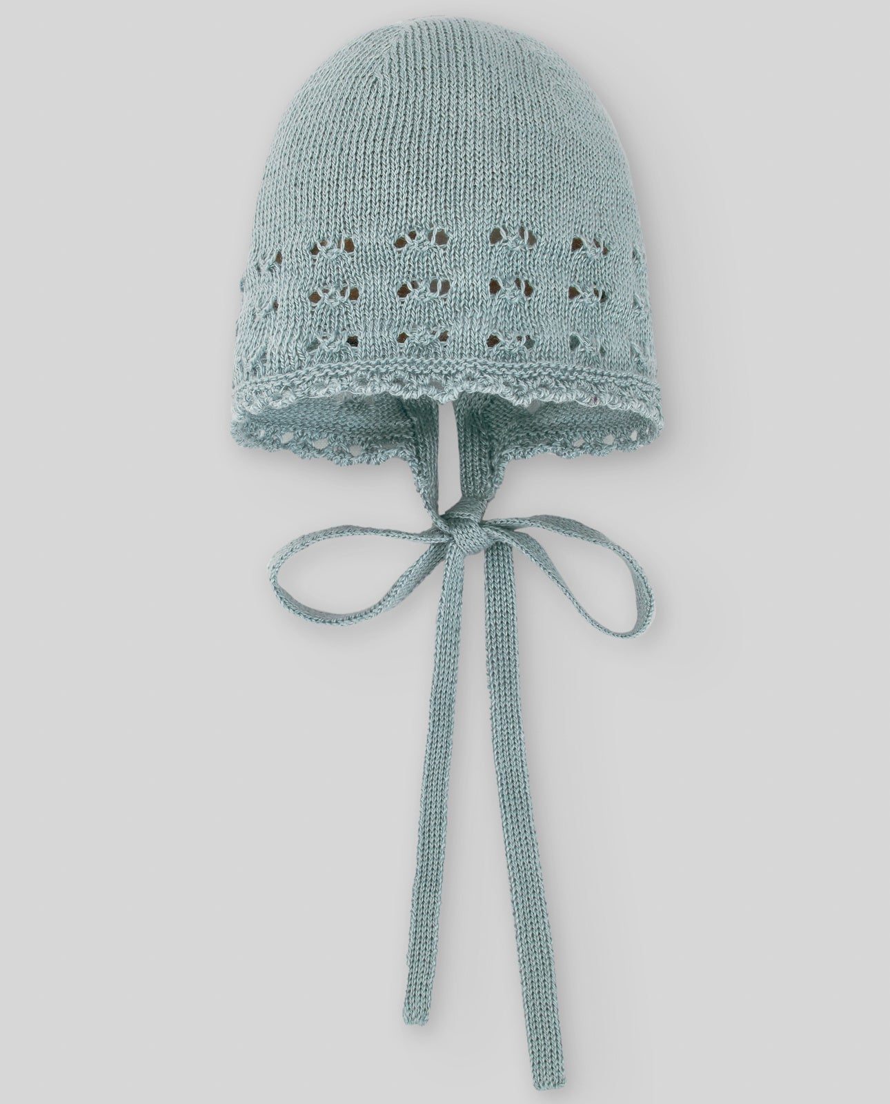 PAZ RODRIGUEZ KNIT NEWBORN BONNET "SERAN"