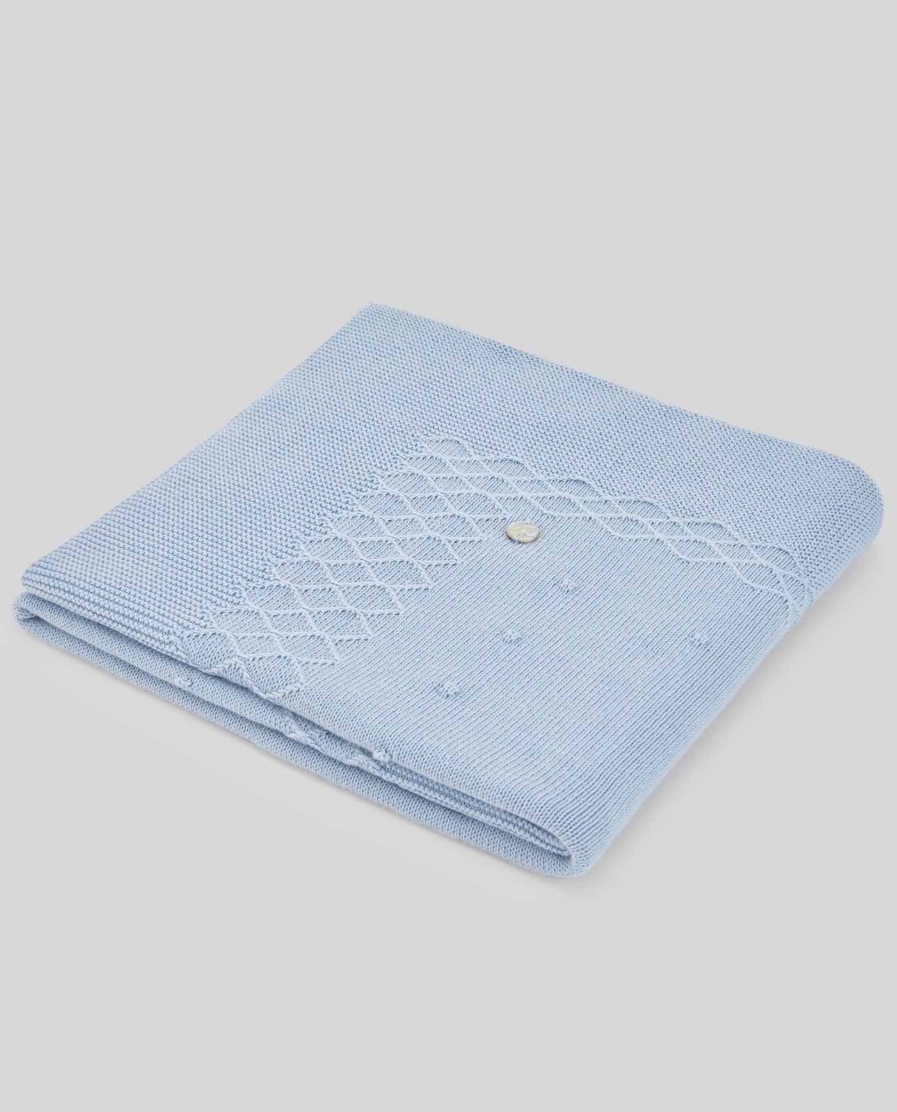KNIT NEWBORN BLANKET "VENTO"