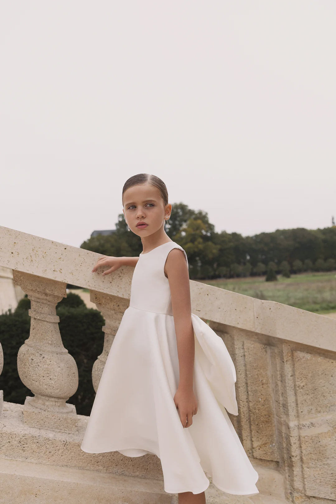 Marisol Mikado Dress with Bow