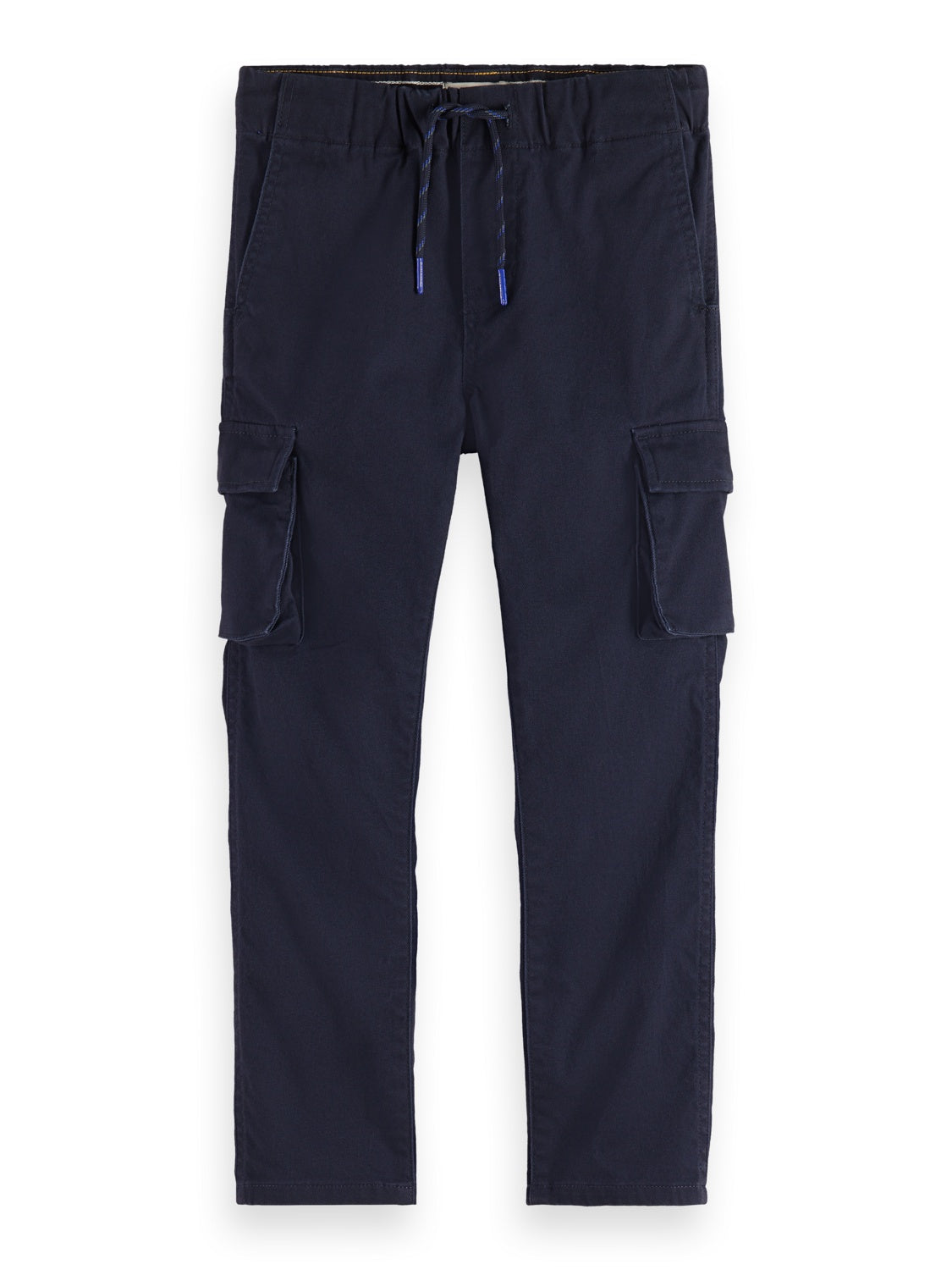 Straight leg peached cargo pan