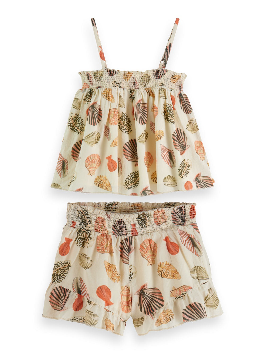 All-over printed twin-set