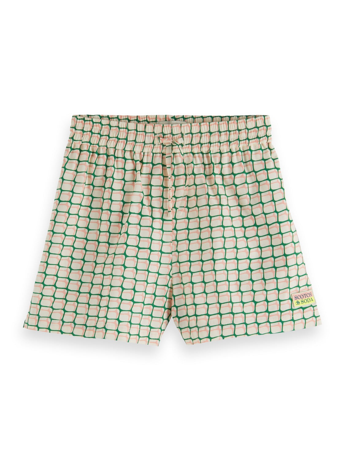 Kids - Printed shorts-Double Net