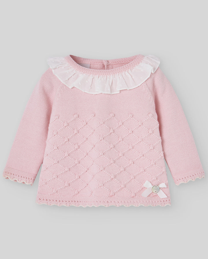 KNIT NEWBORN SWEATER + LEGGINGS "GLACIAR"
