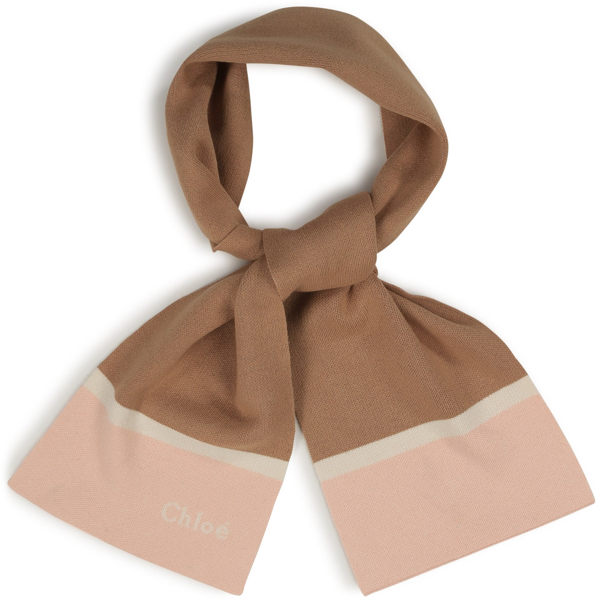 CHLOÉ STONE KNIT SCARF