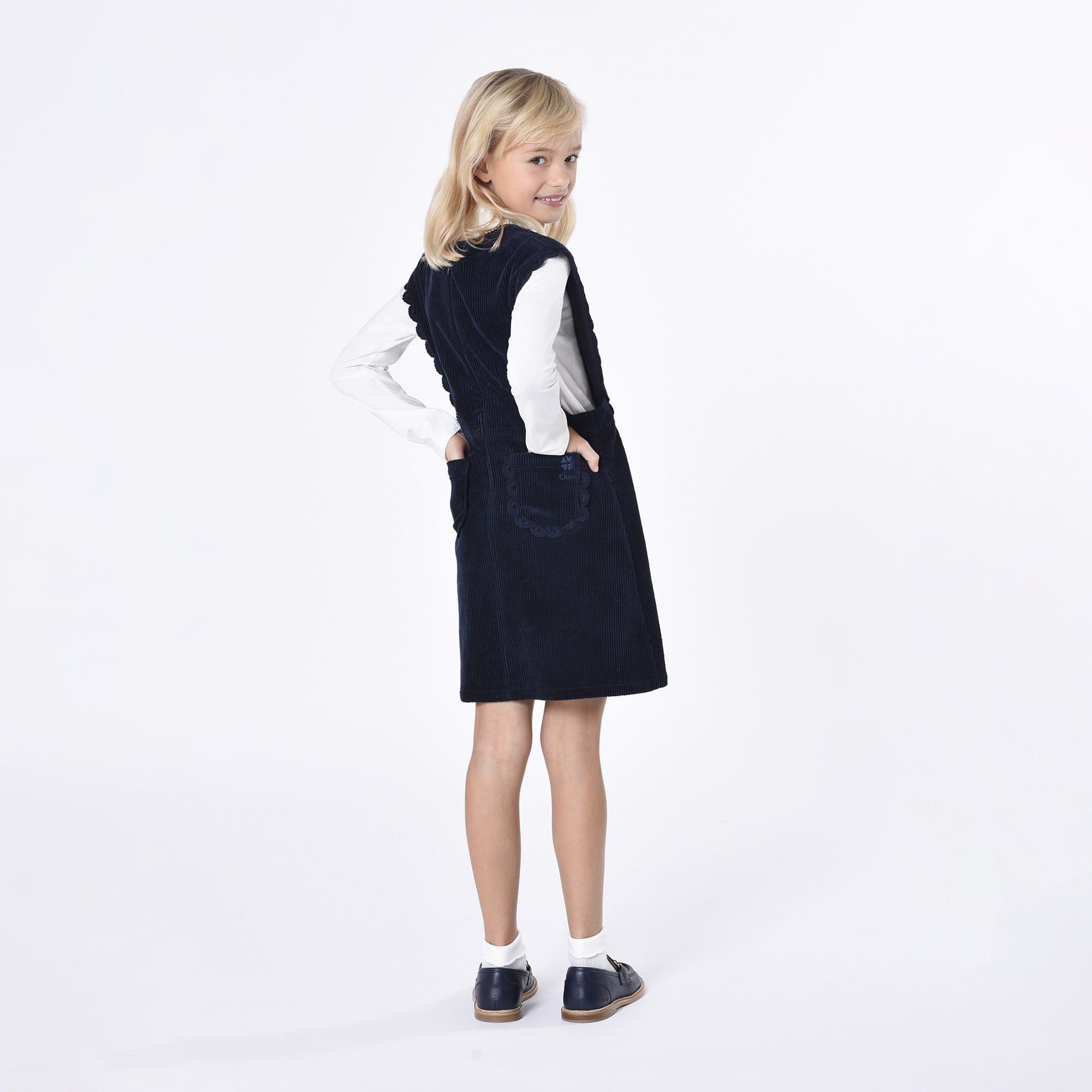 CHLOÉ OFFWHITE COTTON TURTLENECK SWEATER