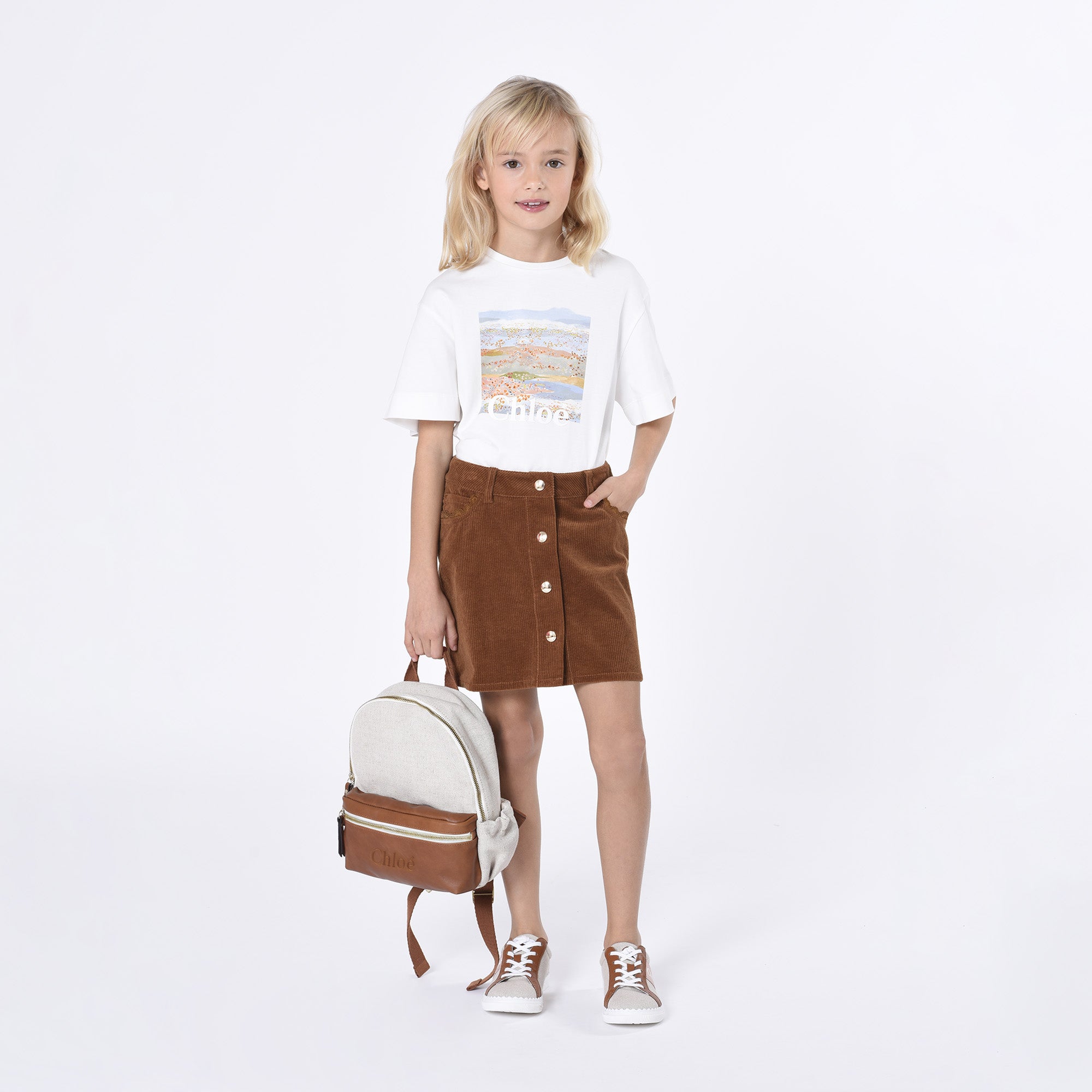 CHLOÉ OFF WHITE LONG SLEEVE TSHIRT