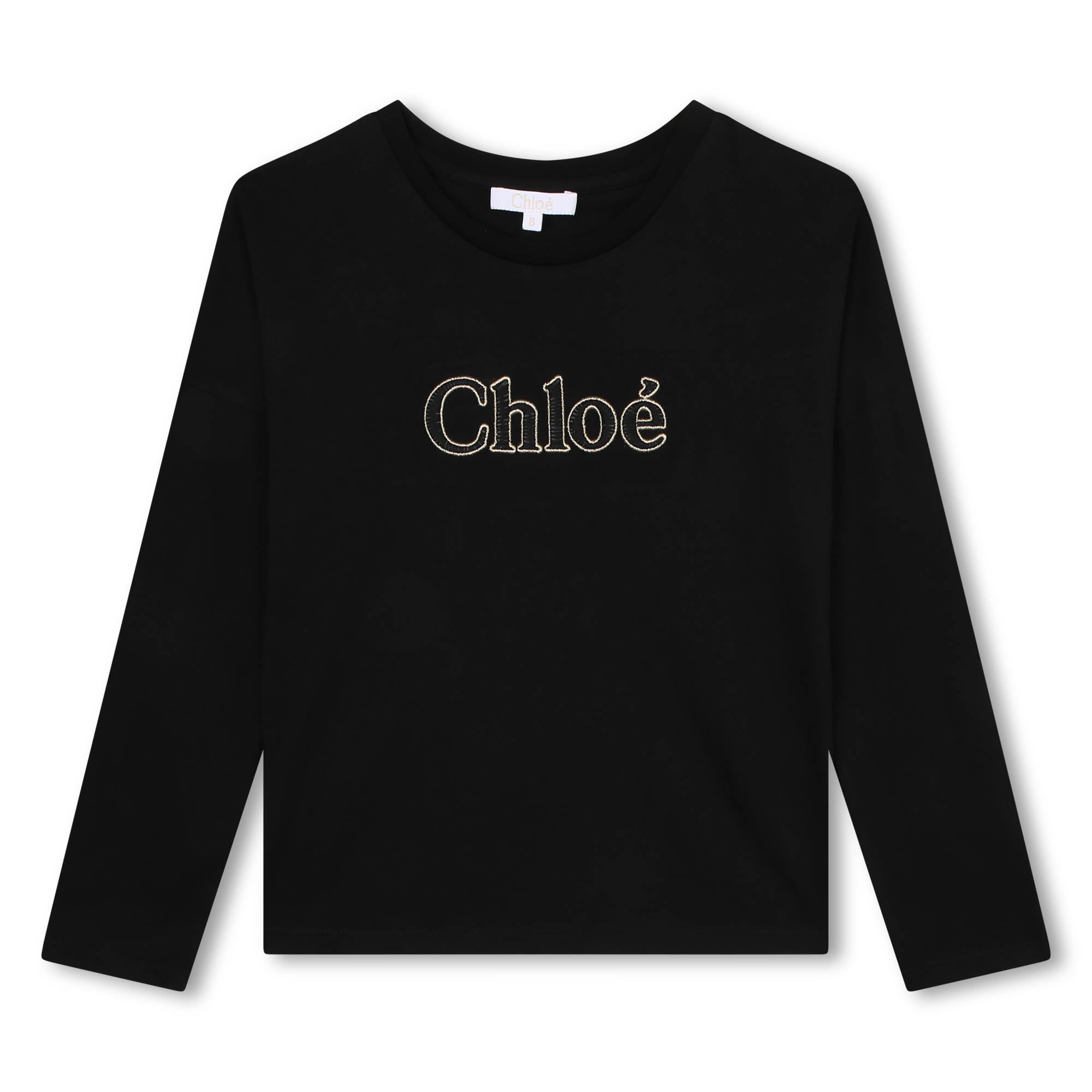CHLOÉ LONG SLEEVE TSHIRT- BLACK COLOUR