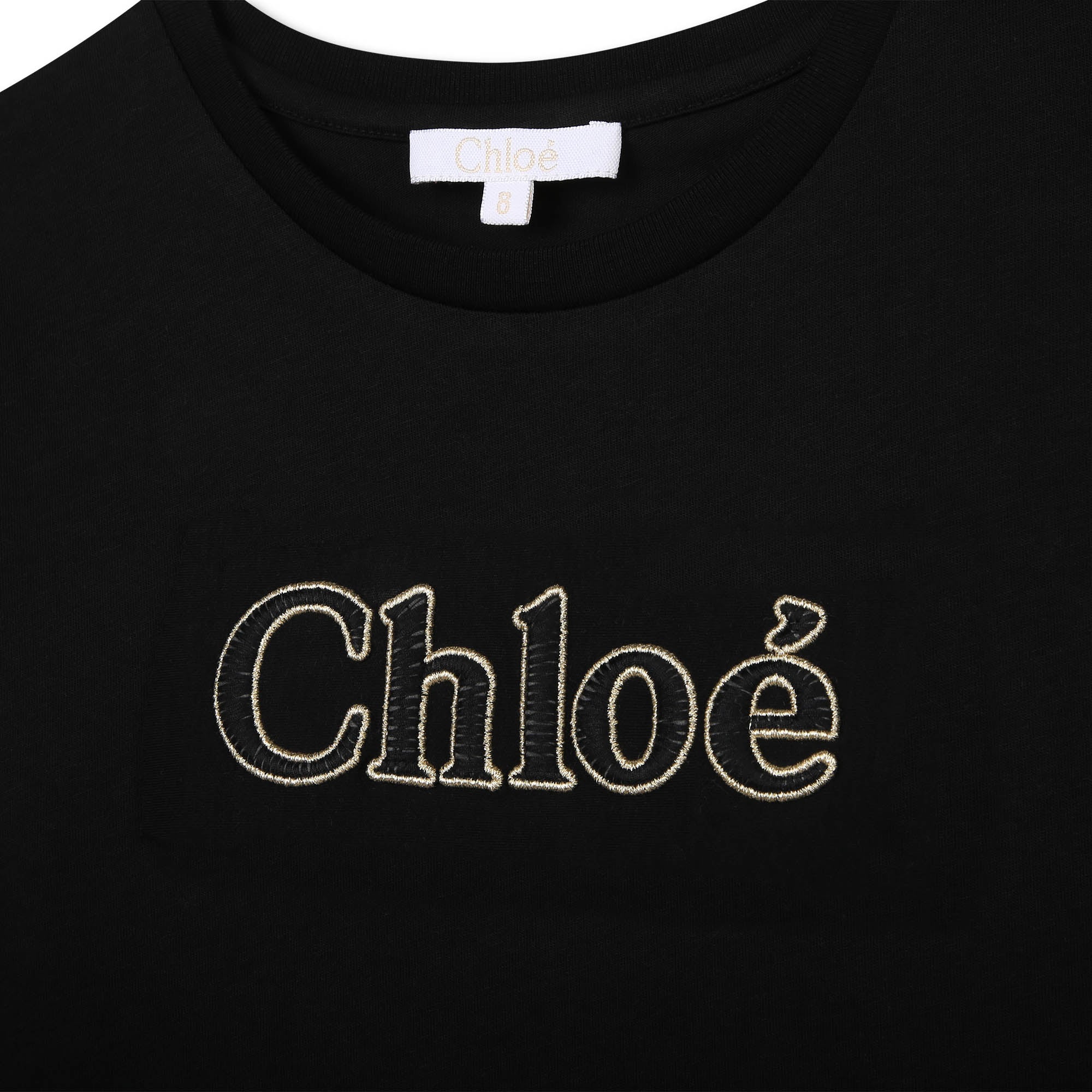 CHLOÉ LONG SLEEVE TSHIRT- BLACK COLOUR
