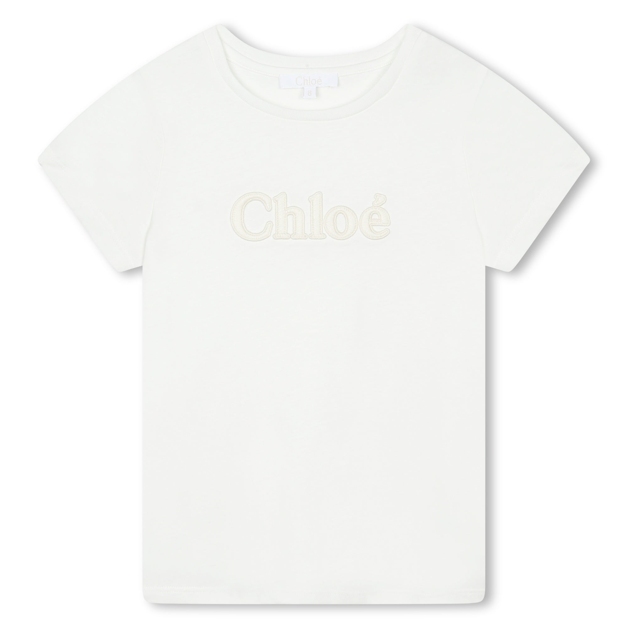 CHLOÉ LOGO EMBROIDERED S/S TSHIRT