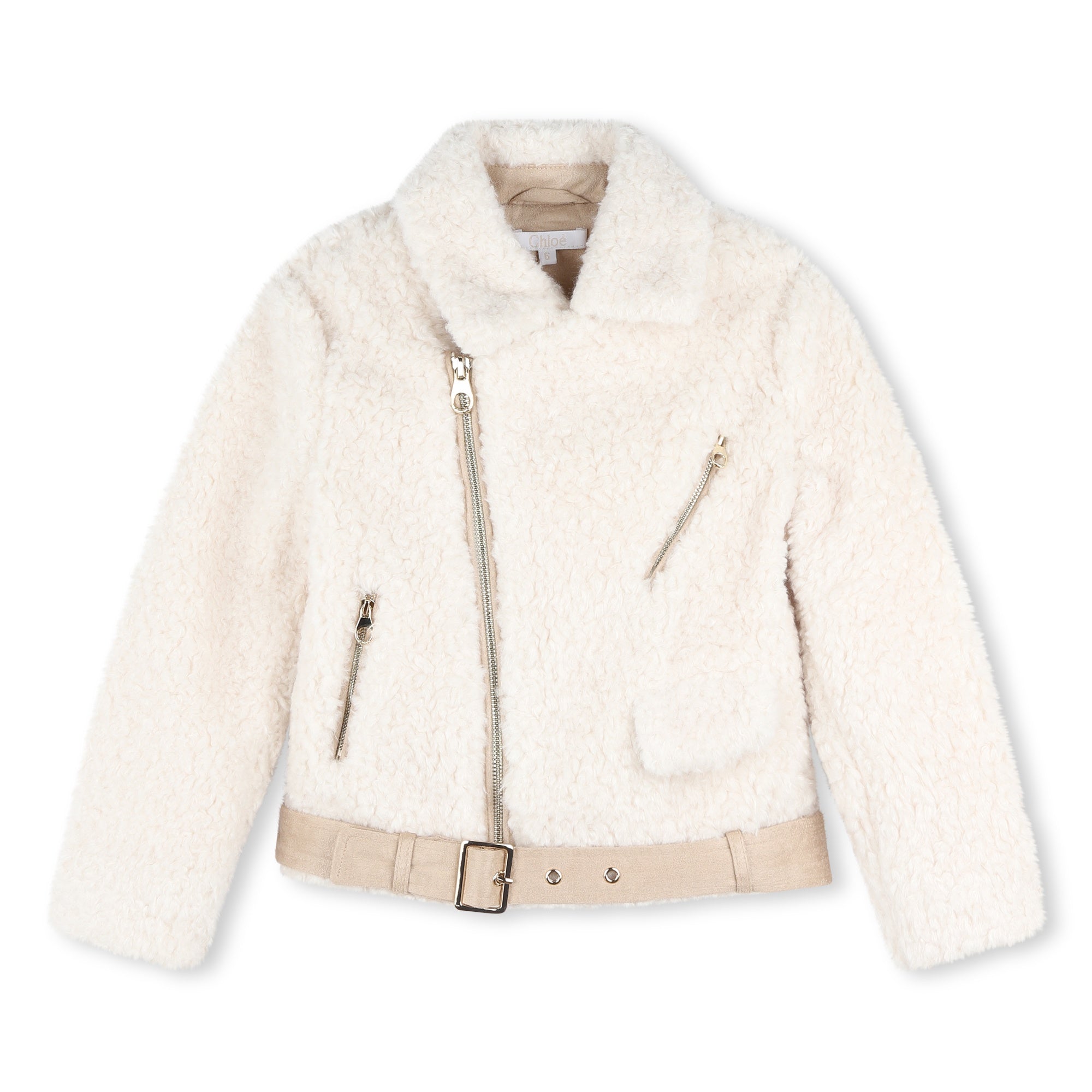 CHLOÉ FAUX SHERLING JACKET