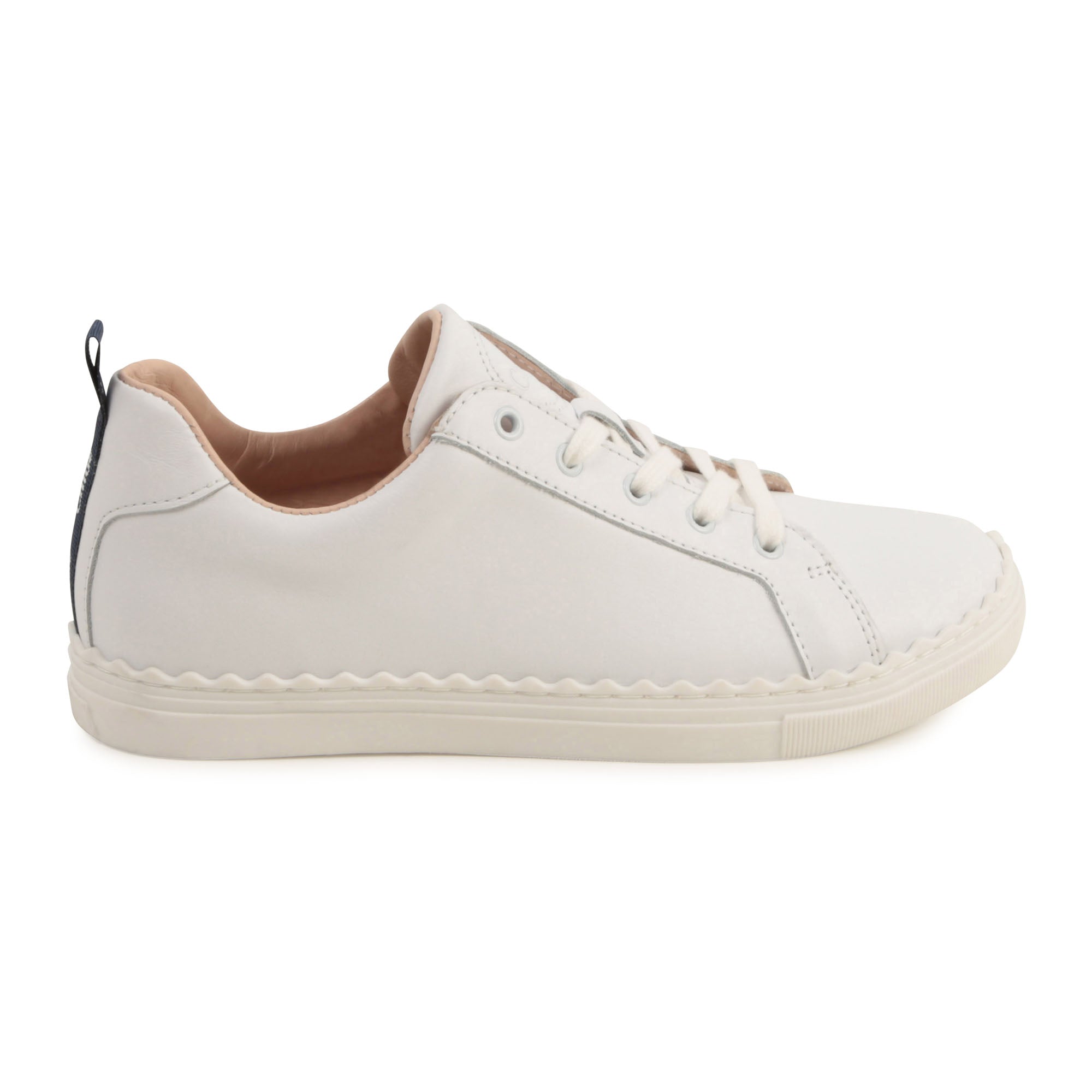 CHLOÉ WHITE TRAINERS-LACES