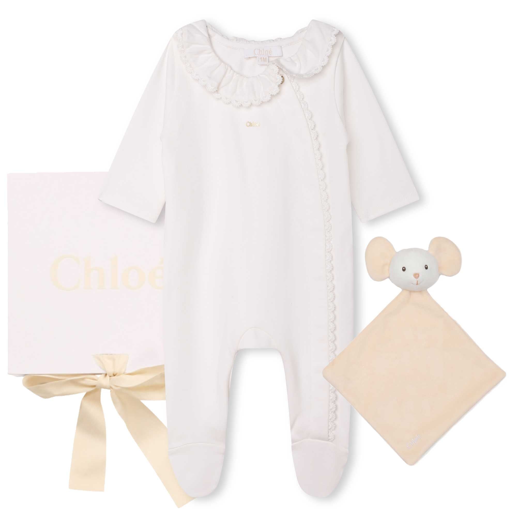 CHLOÉ ONESIE + MOUSE GIFT SET