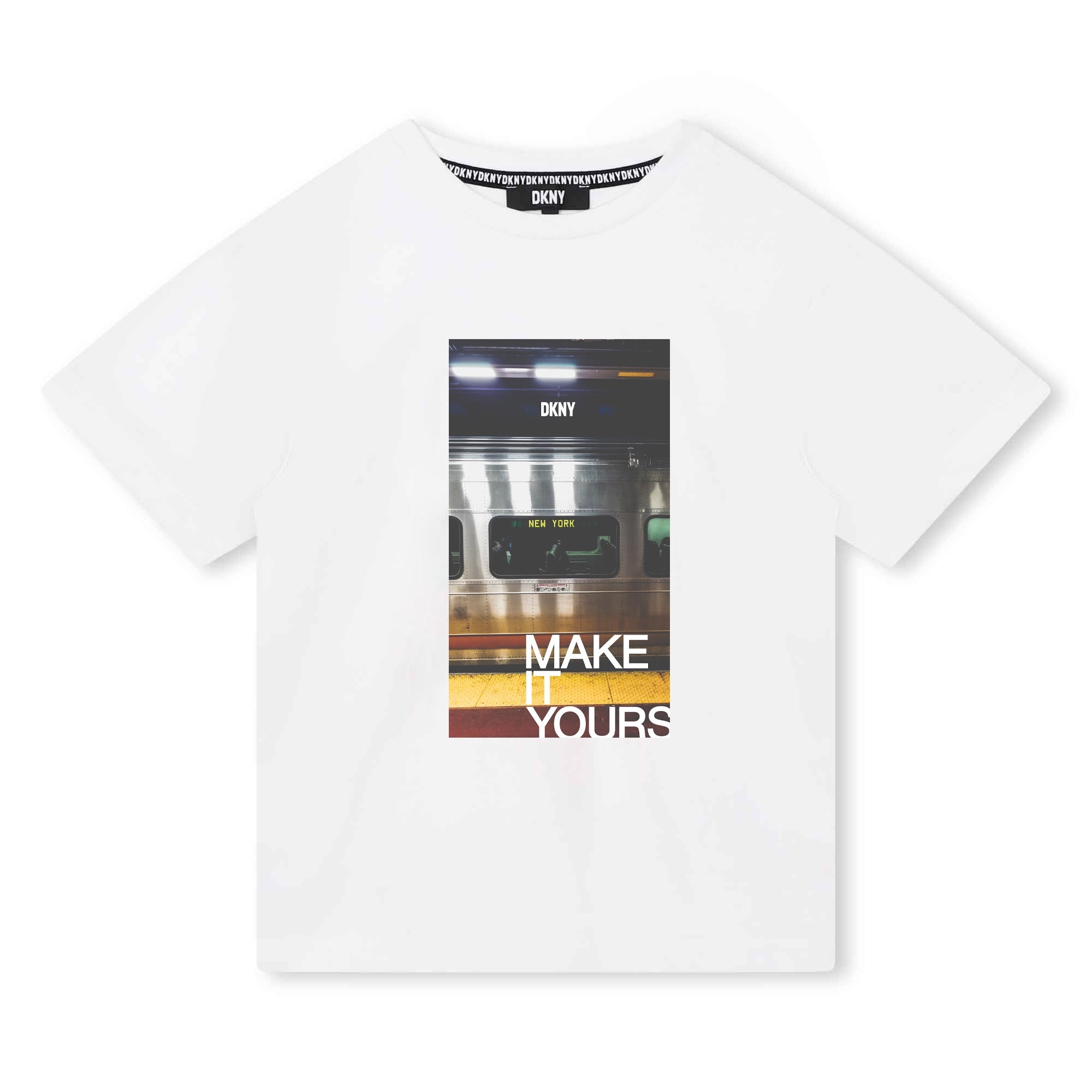DKNY WHITE "MAKE IT YOURS" T-SHIRT