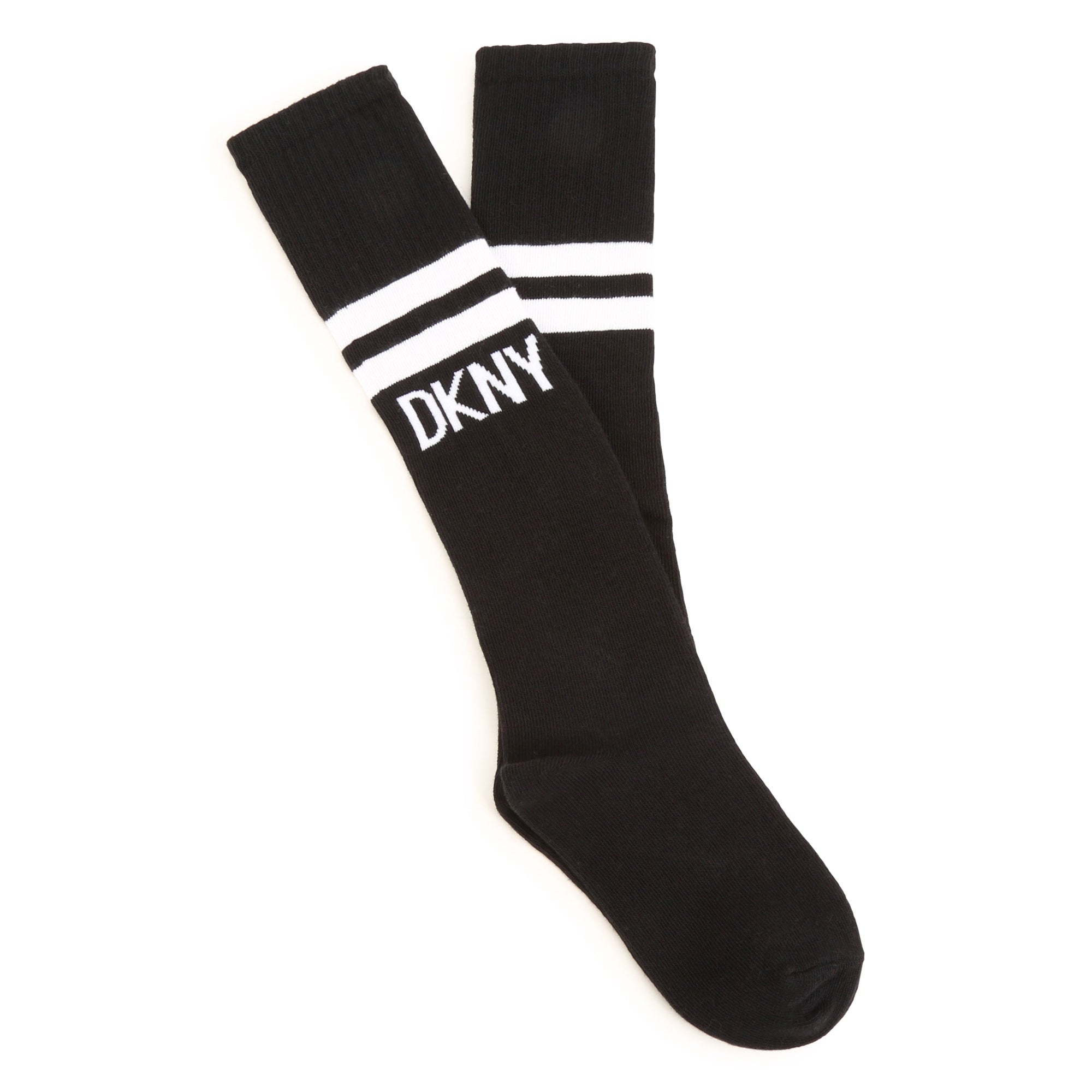 DKNY HIGH SOCKS-BLACK