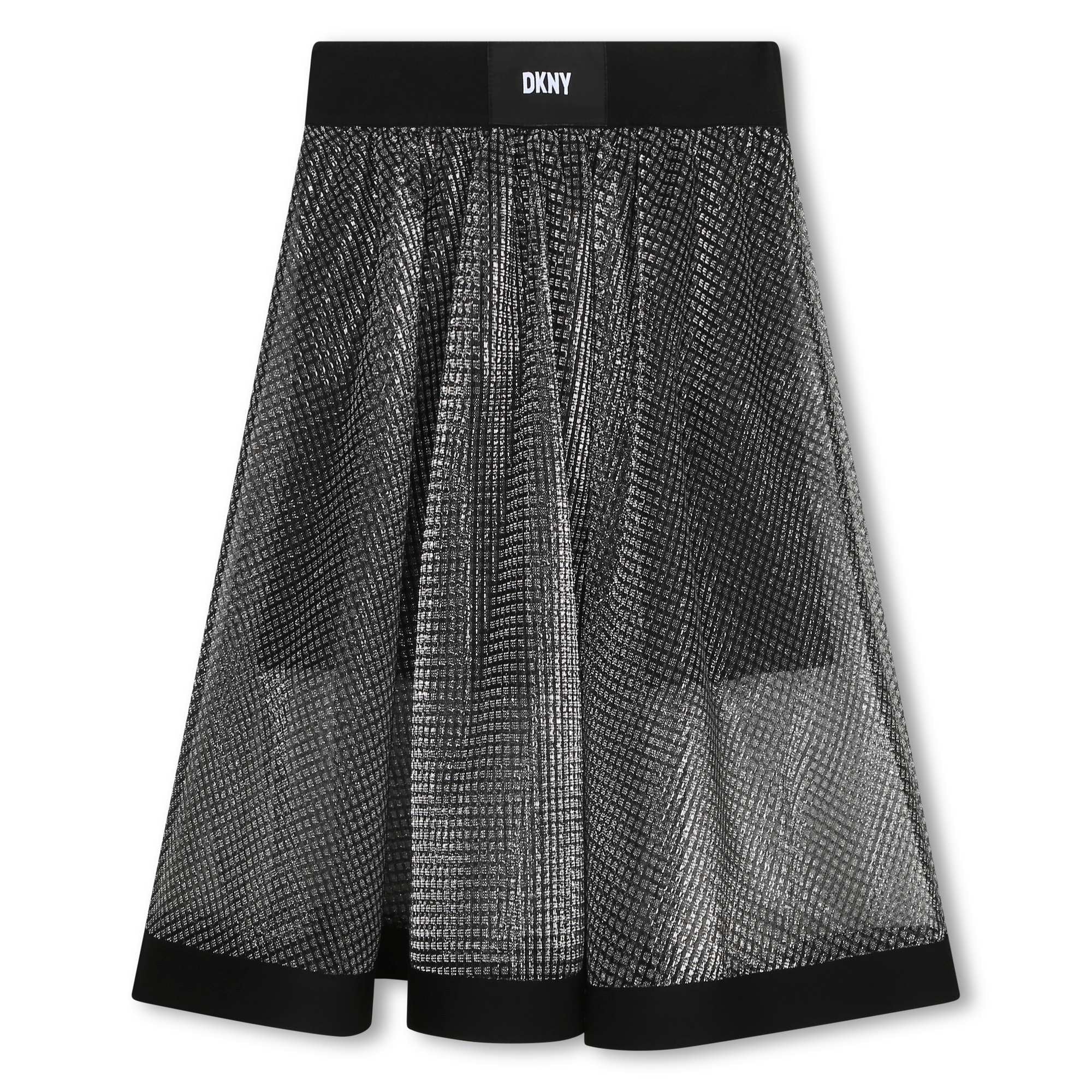 DKNY SILVER MESH SKIRT