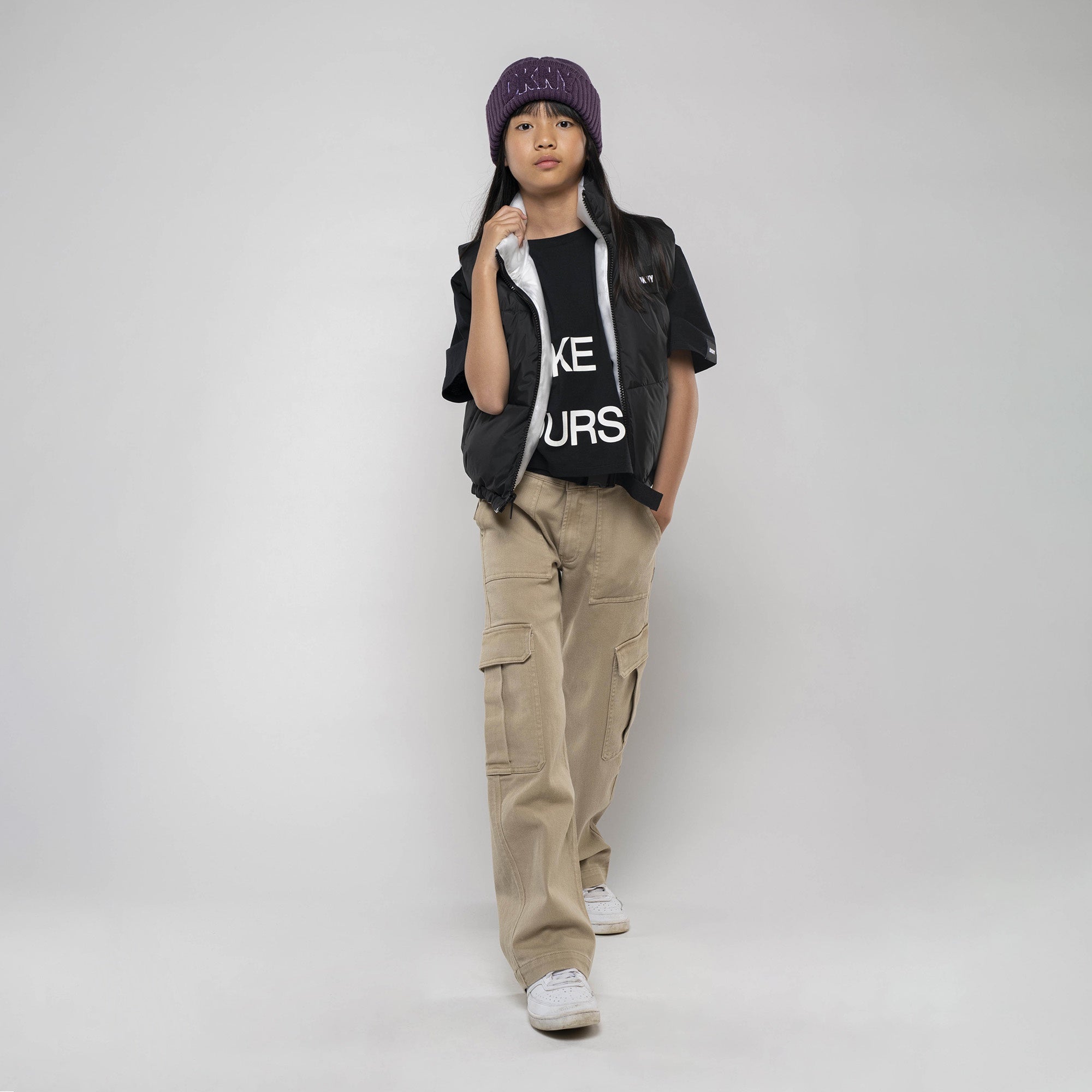 DKNY CARGO PANTS + BELT