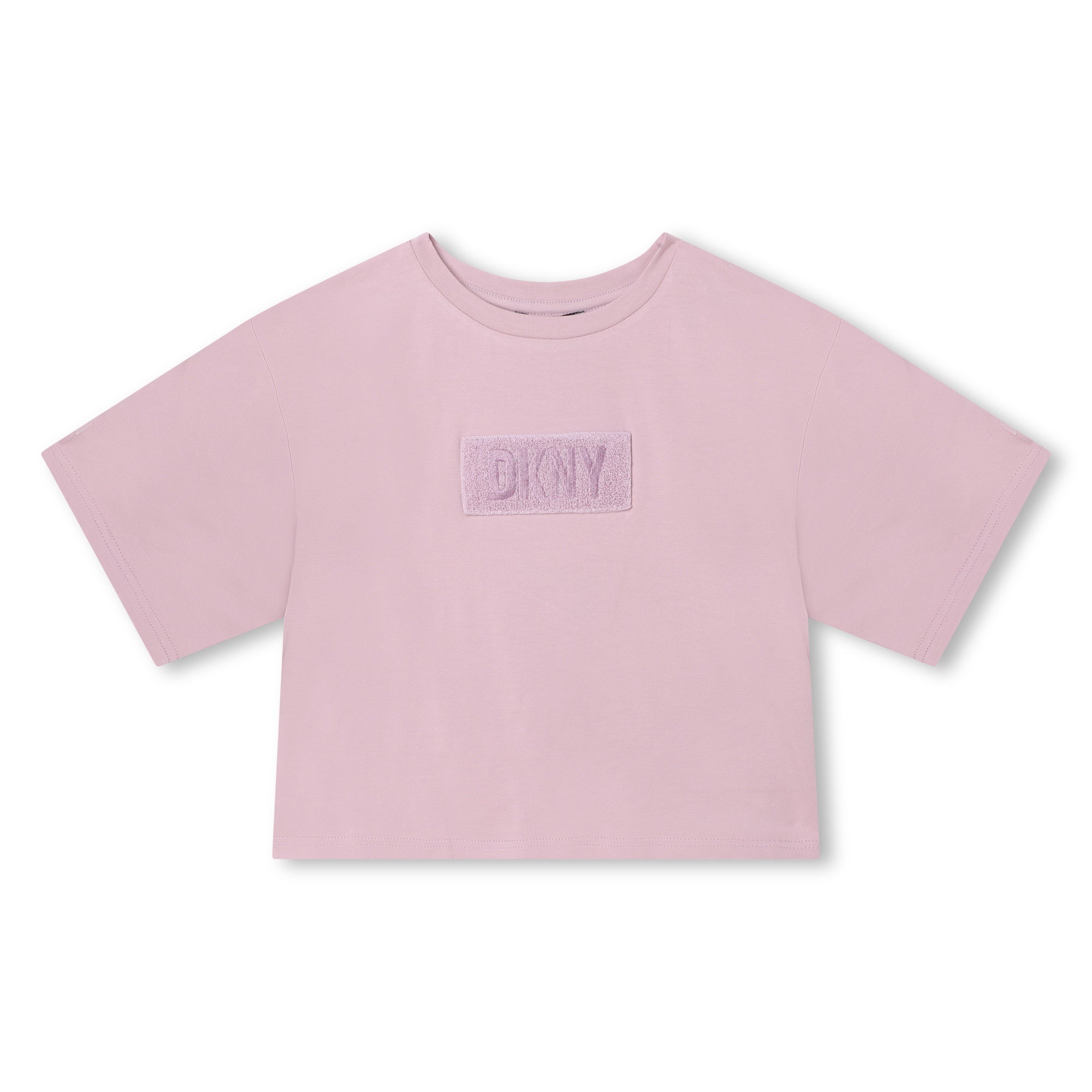 DKNY PURPLE CROP T-SHIRT
