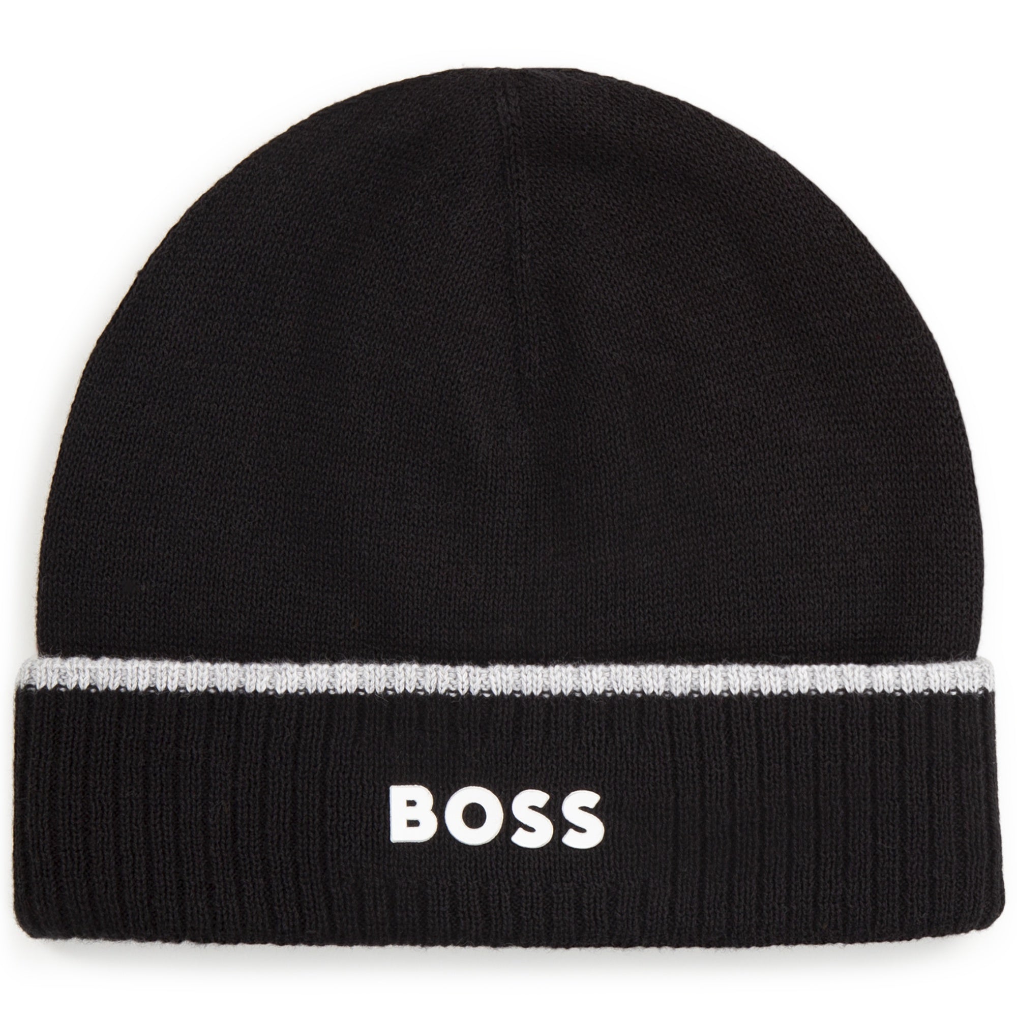 BOSS COTTON KNITTED HAT