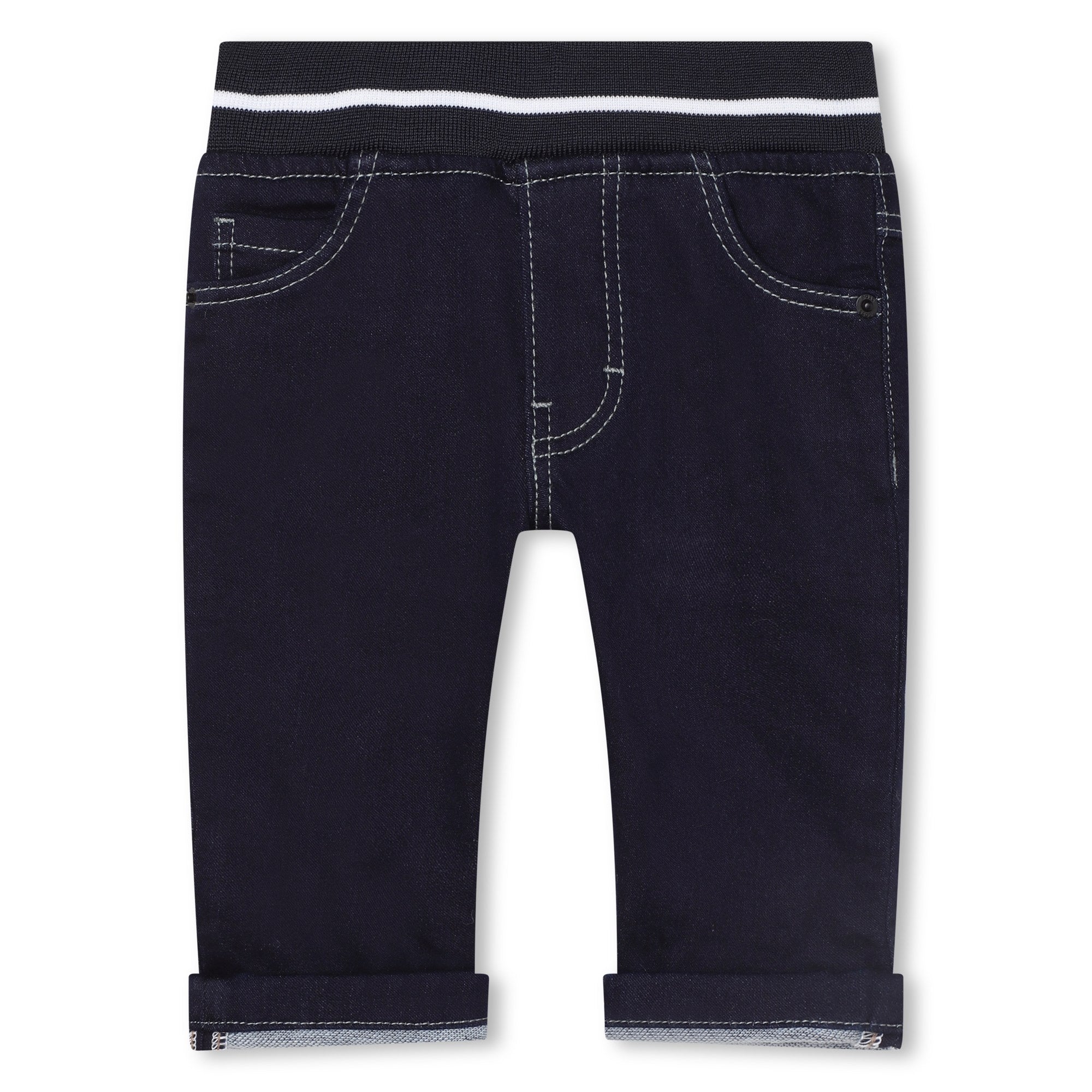 BOSS DENIM TODDLER JEANS WITH ELASTICATED WAIST