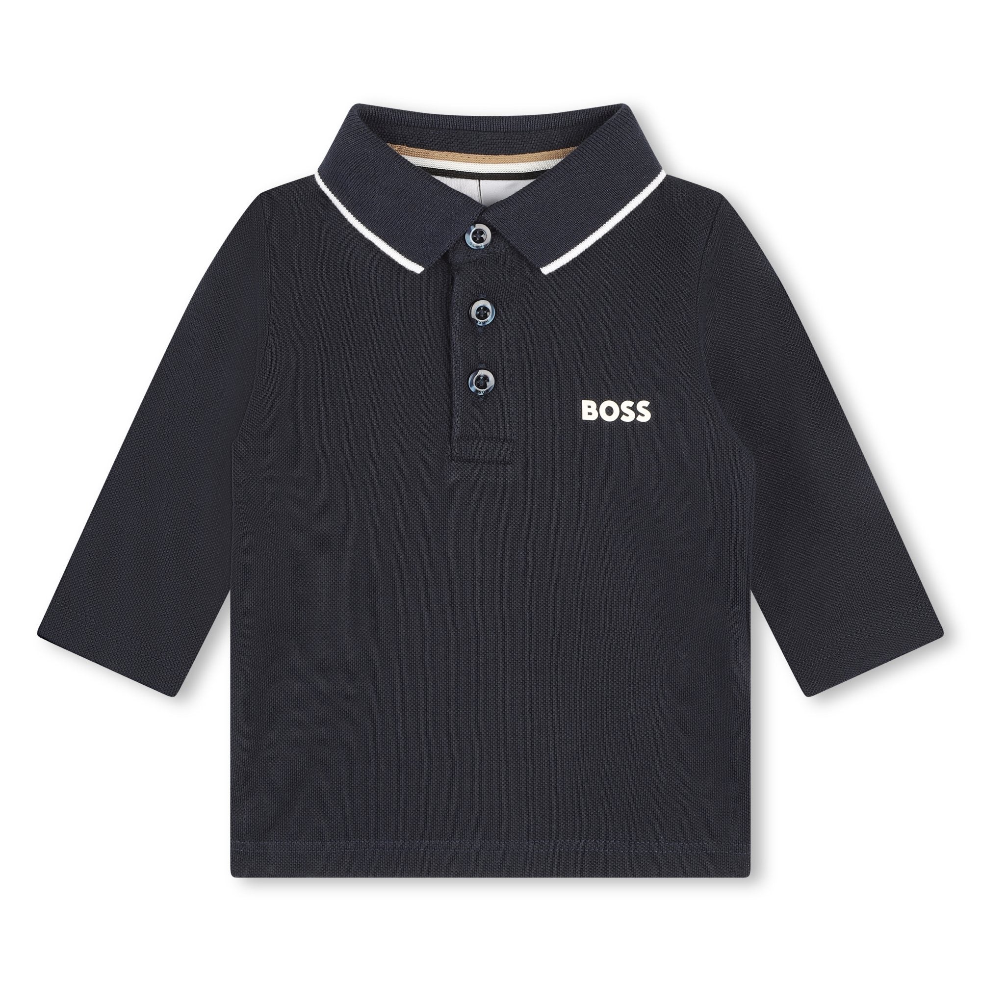 BOSS TODDLER NAVY POLO
