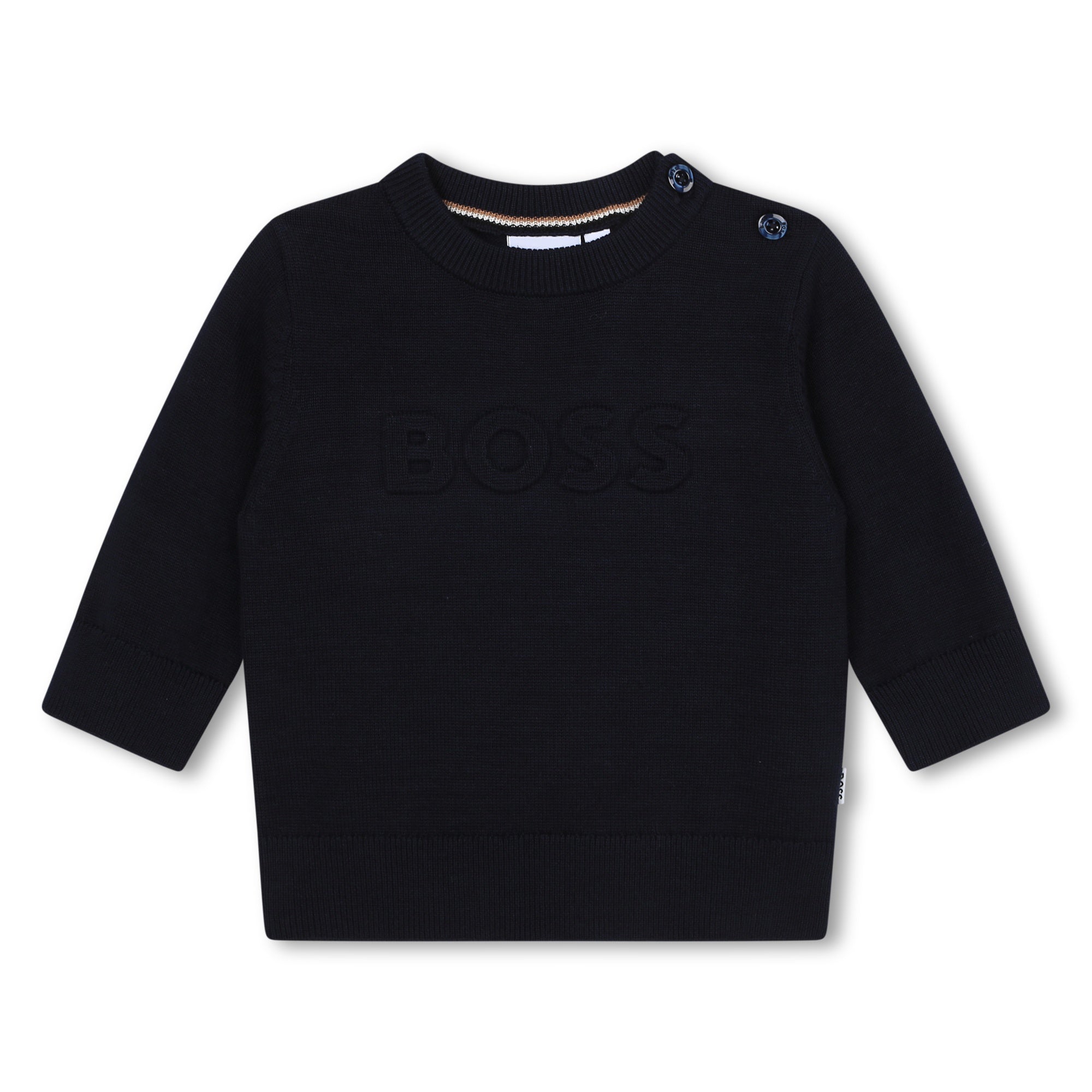 BOSS TODDLER NAVY PULLOVER