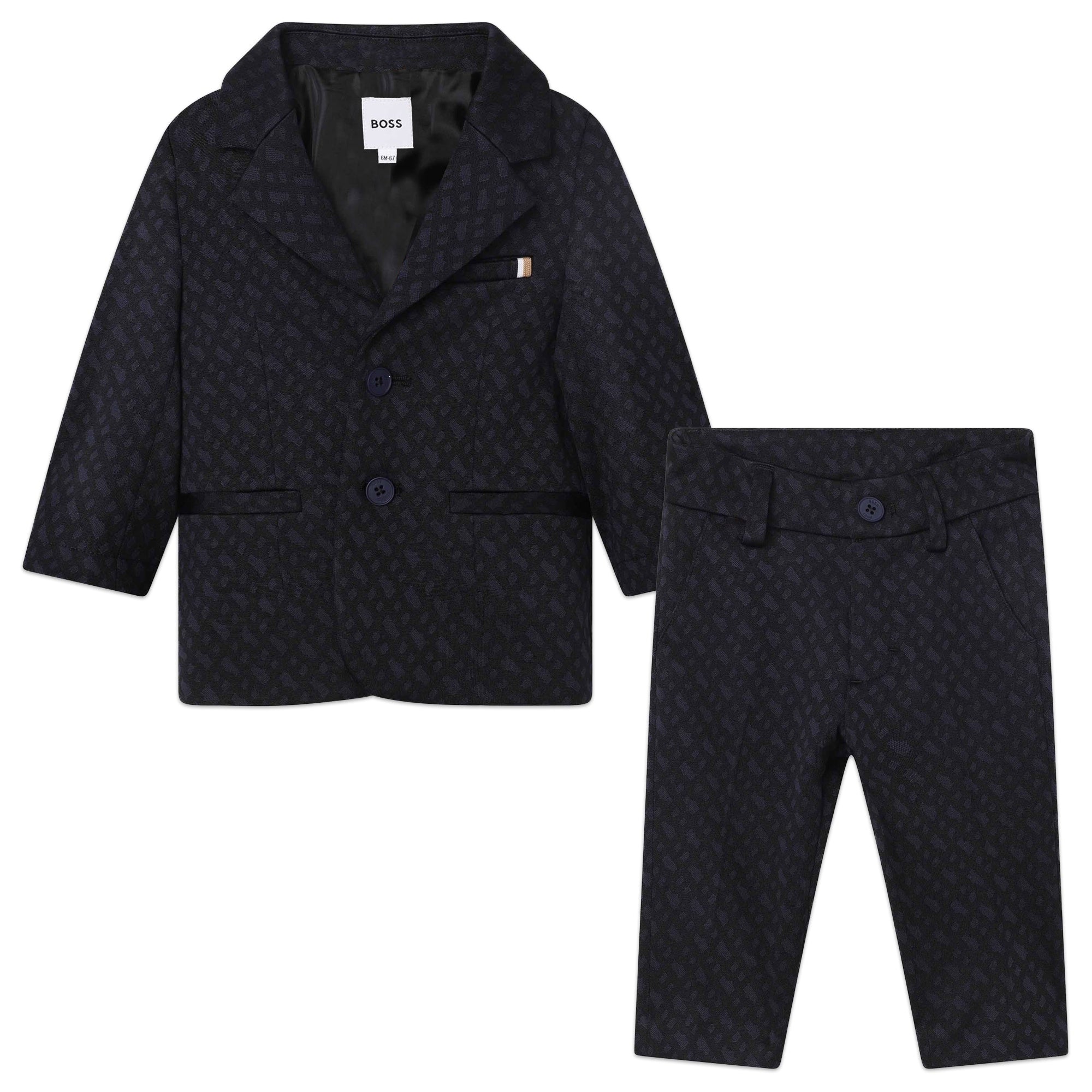 BOSS TODDLER SUIT-2PCE