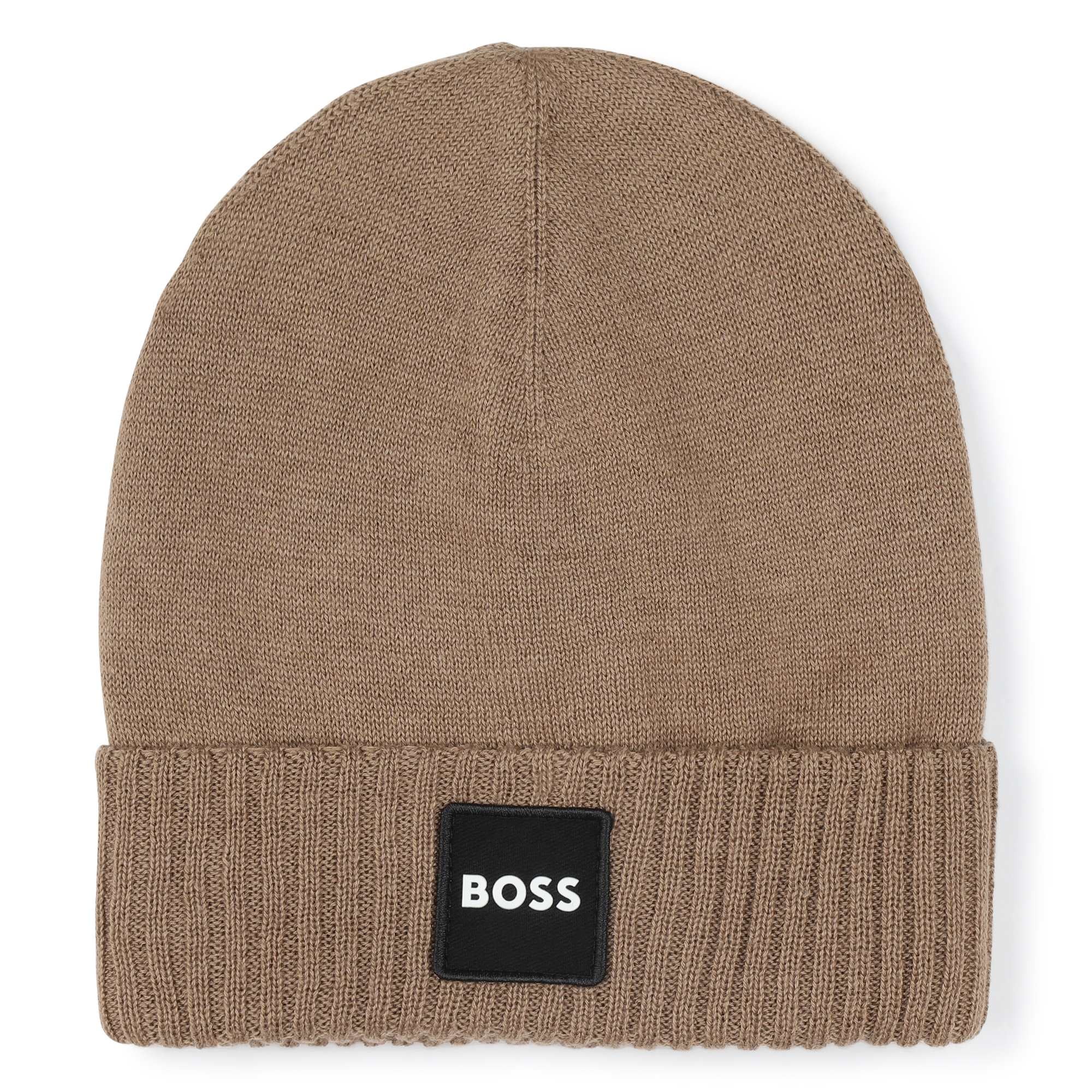 BOSS BOYS BEANIE-TAN