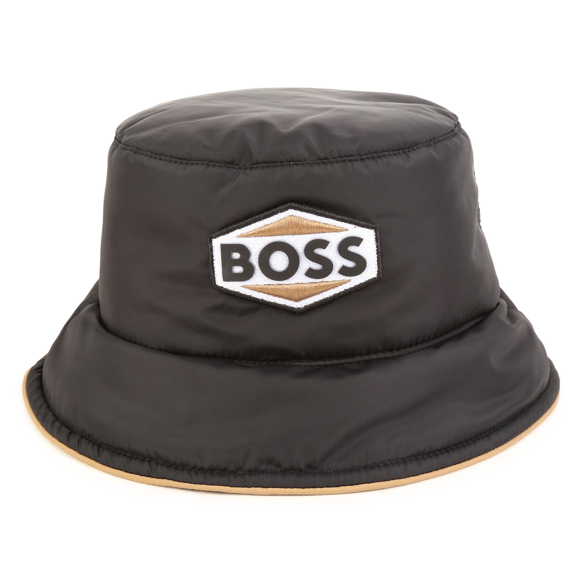 BOSS BLACK/TANN REVERSIBLE BUCKET HAT