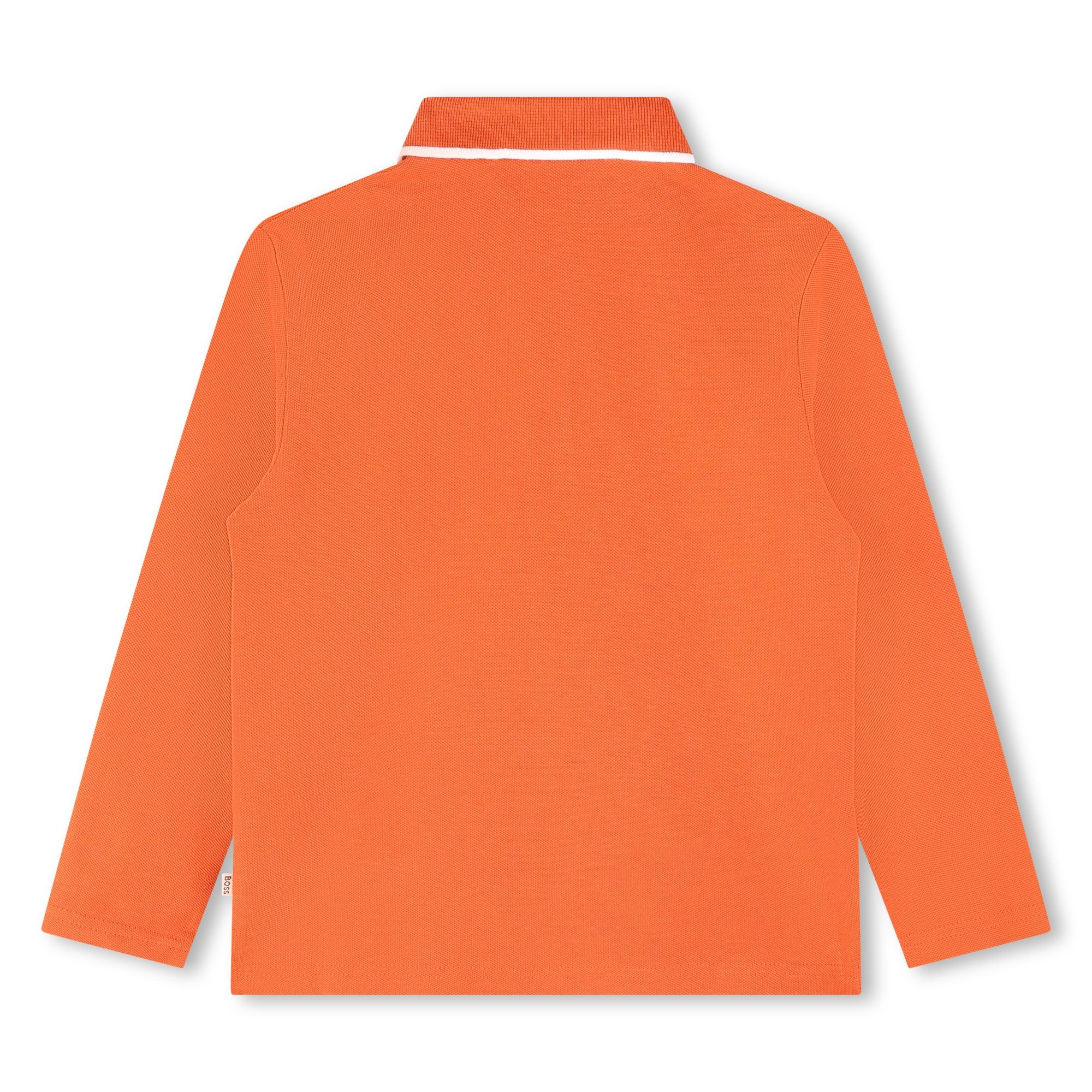 BOSS DARK TANGERINE POLO