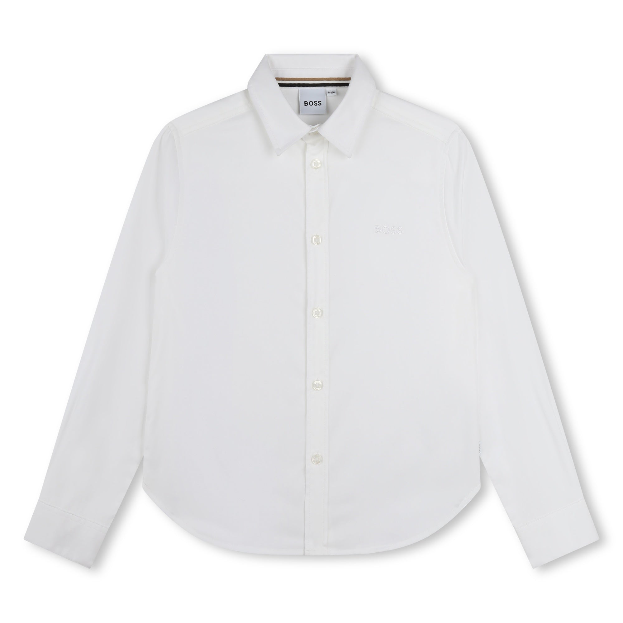 BOSS BOYS CLASSIC SHIRT-WHITE