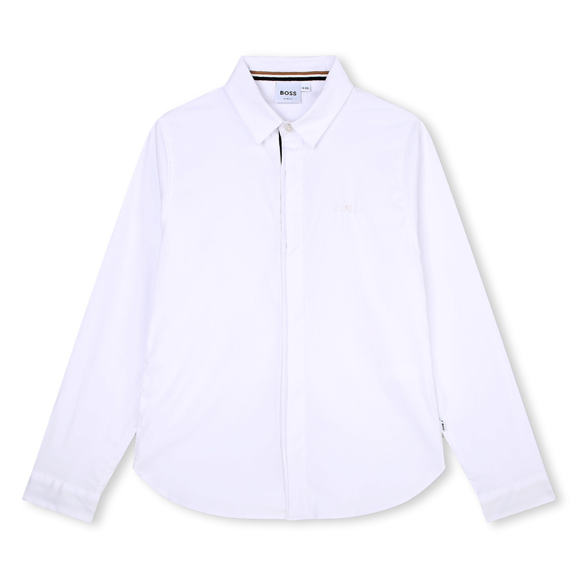 BOSS BOYS CEREMONY SHIRT-STRIPES
