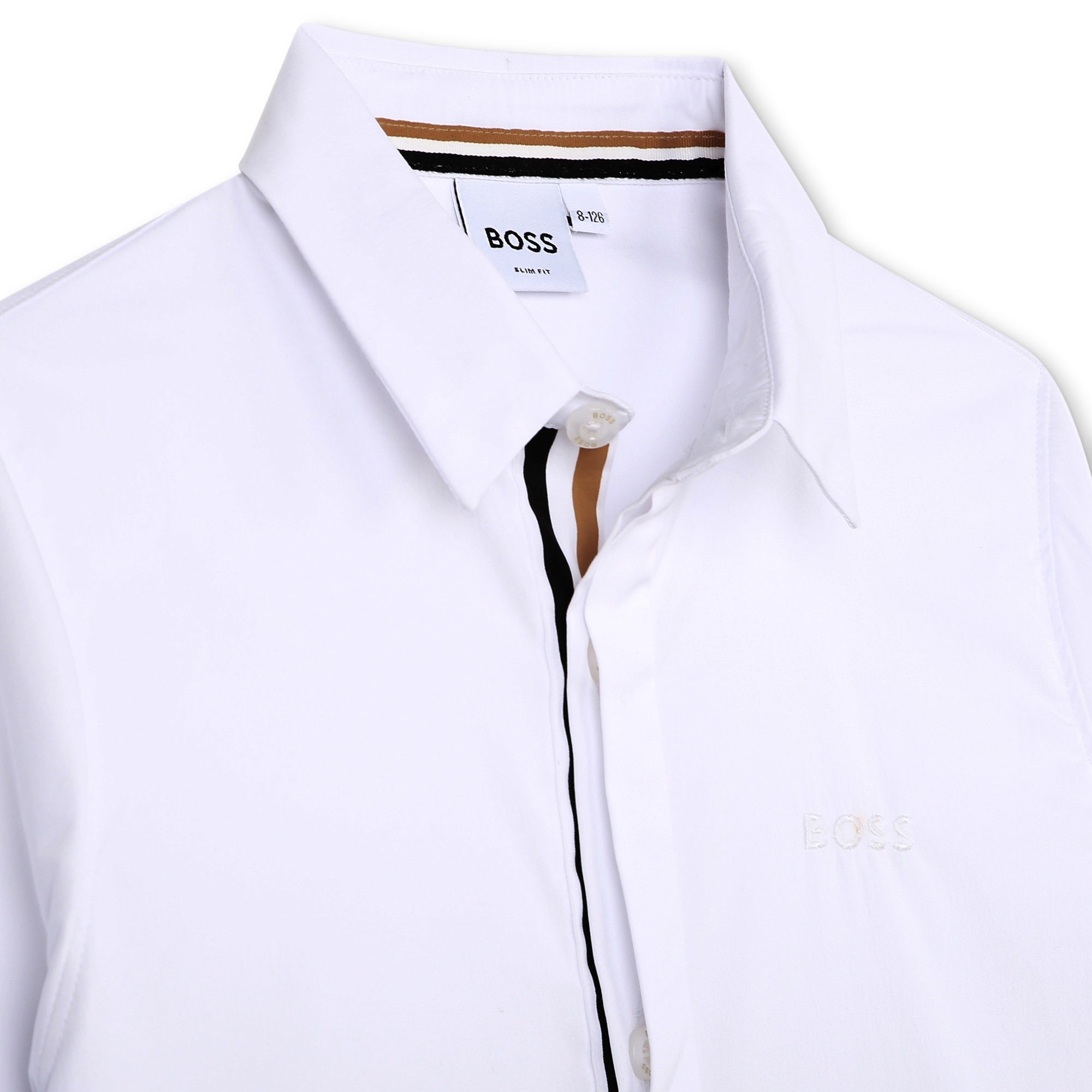 BOSS BOYS CEREMONY SHIRT-STRIPES