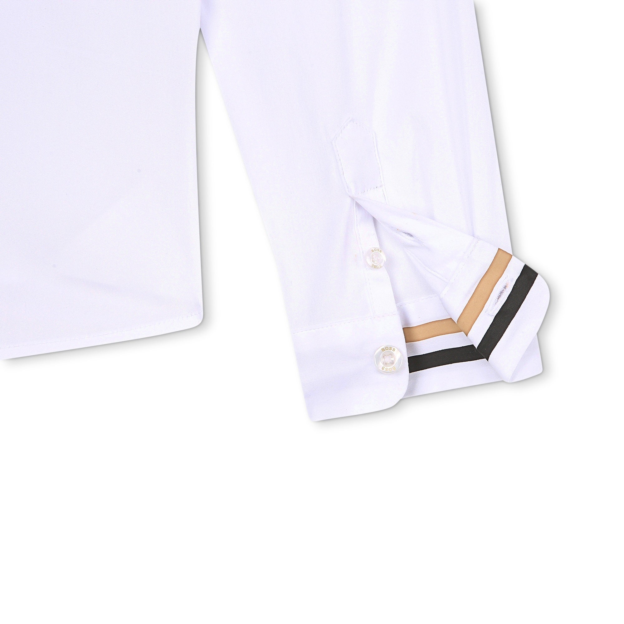 BOSS BOYS CEREMONY SHIRT-STRIPES