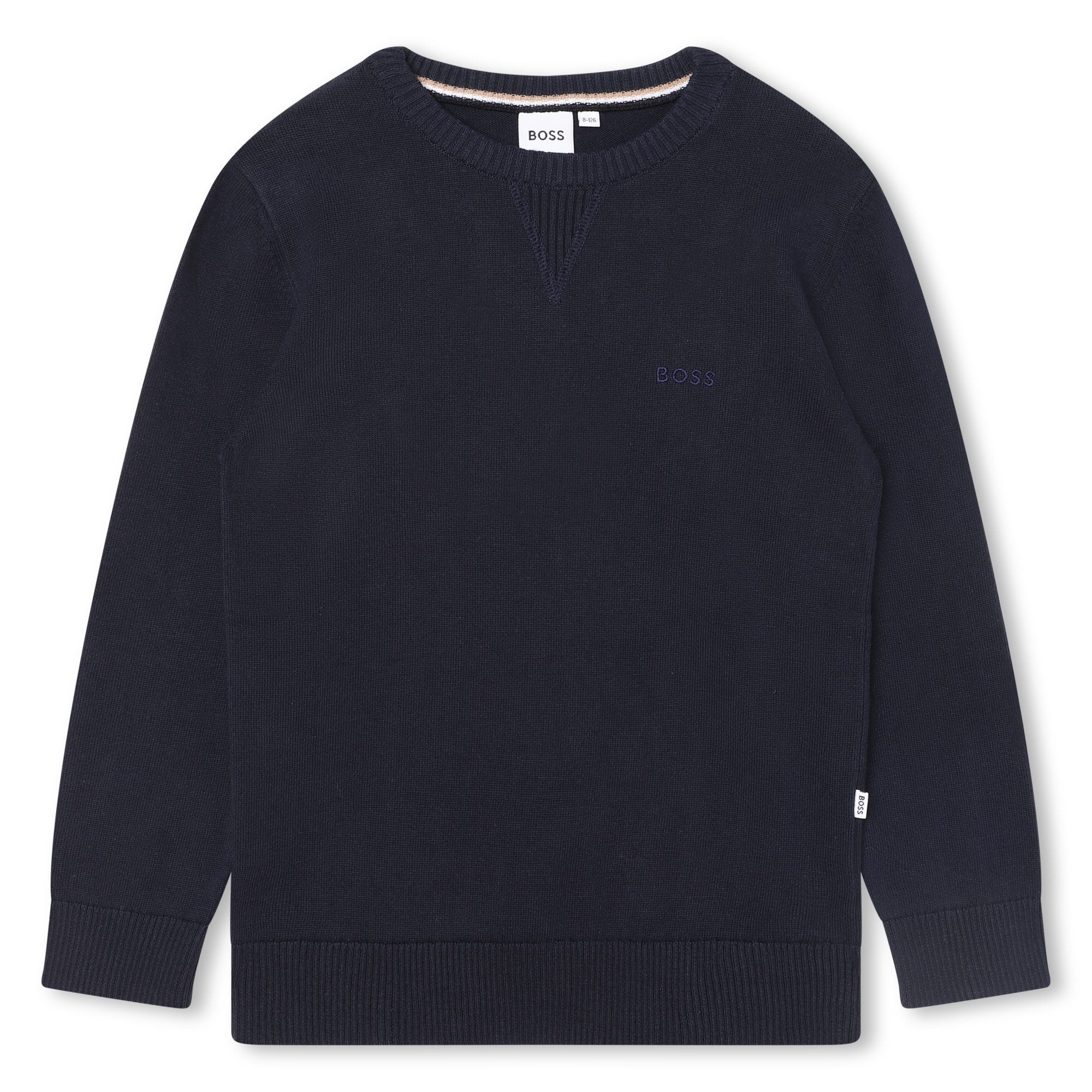 BOSS BOYS NAVY CLASSIC PULLOVER-NAVY