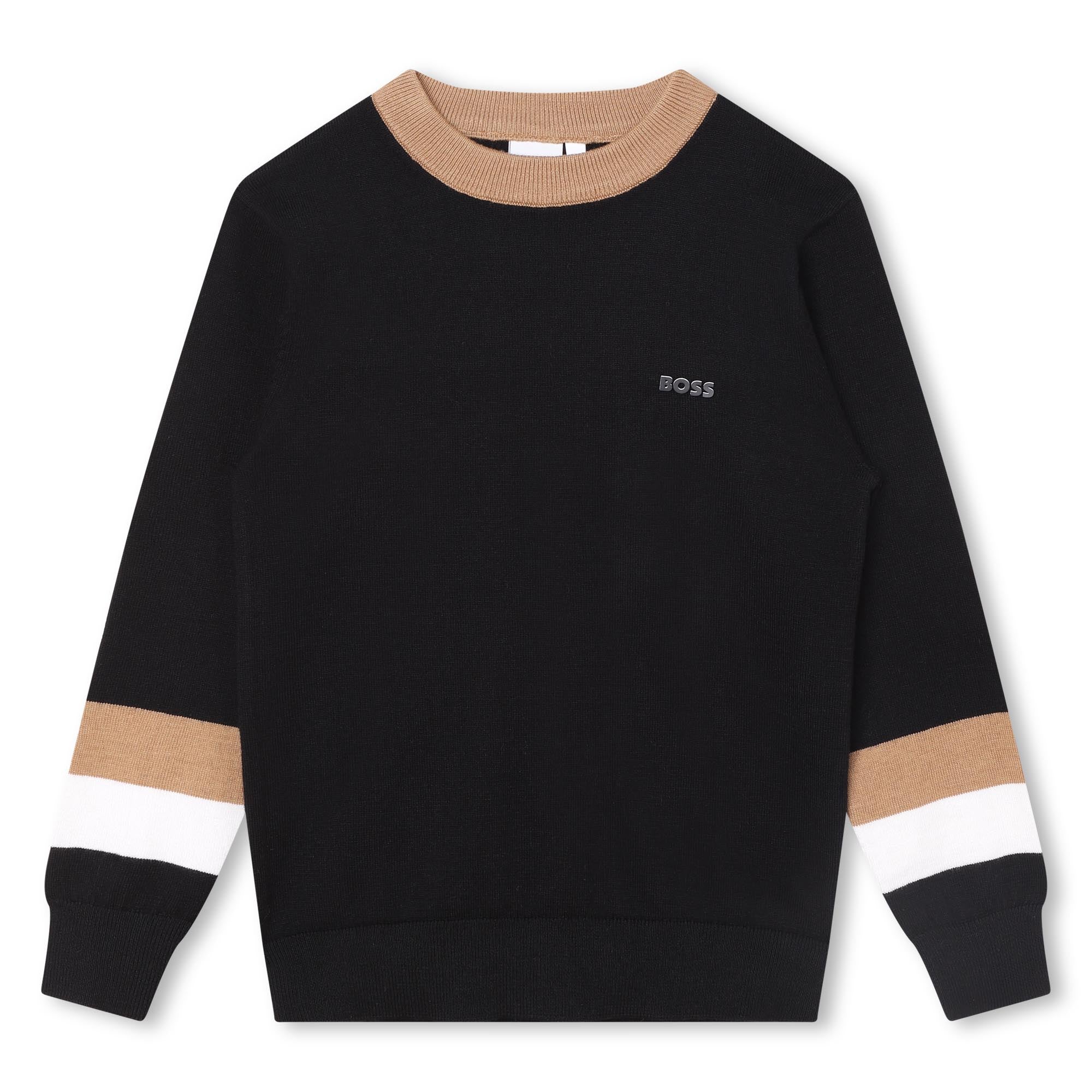 BOSS BOYS BLACK /BROWN PULLOVER