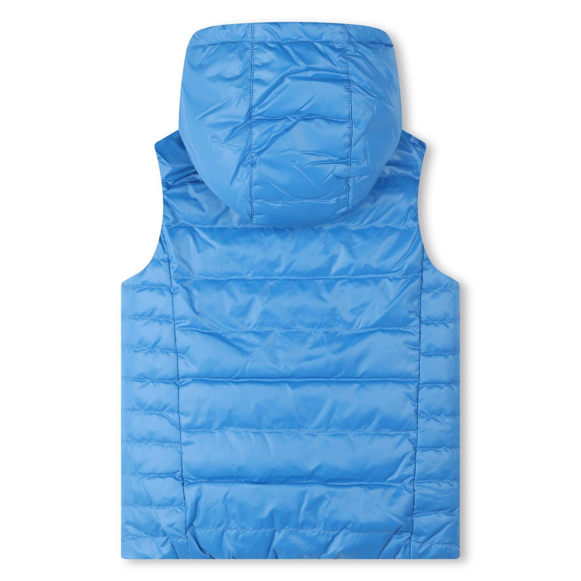 BOSS REVERSIBLE PUFFER VEST-COBALT BLUE/NAVY