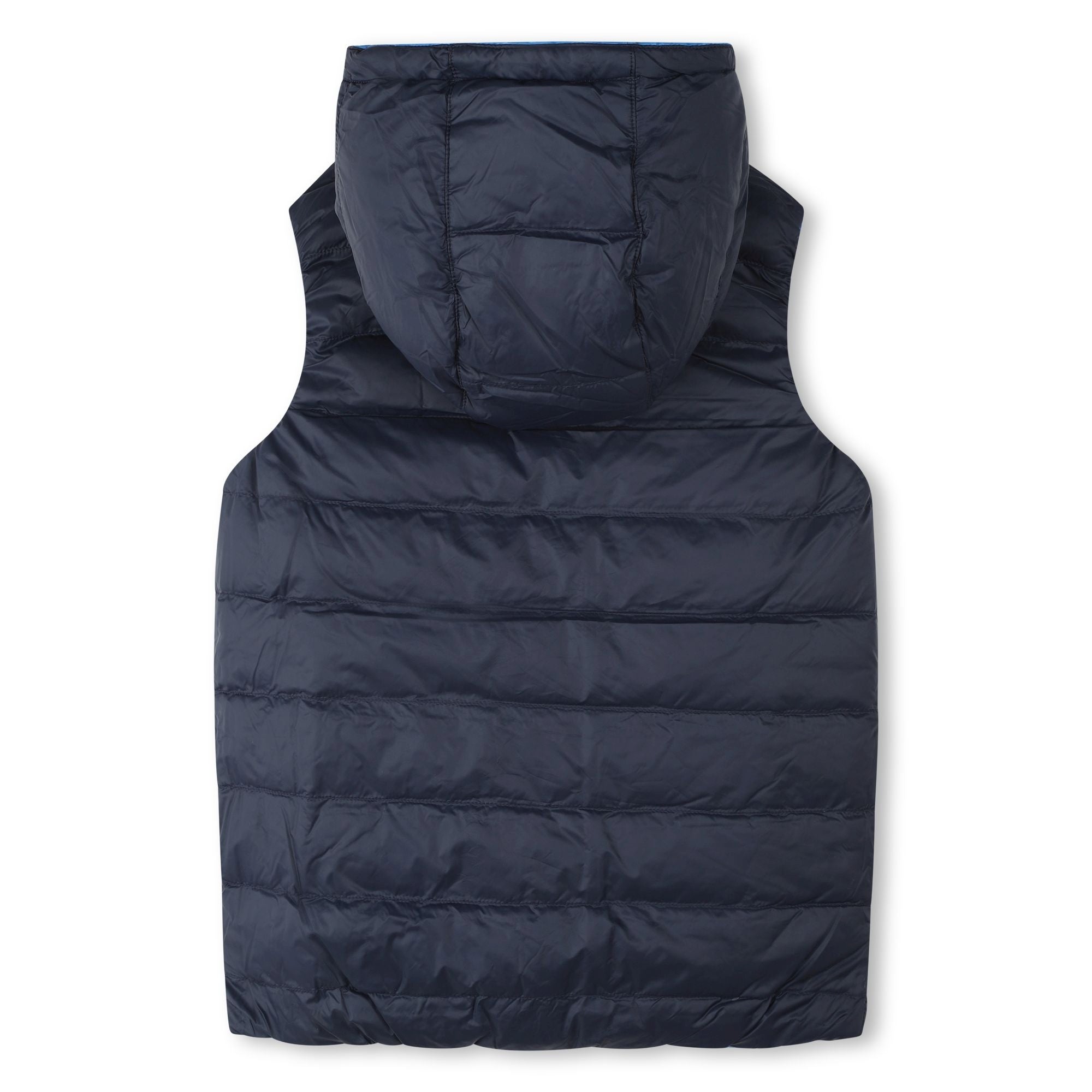 BOSS REVERSIBLE PUFFER VEST-COBALT BLUE/NAVY