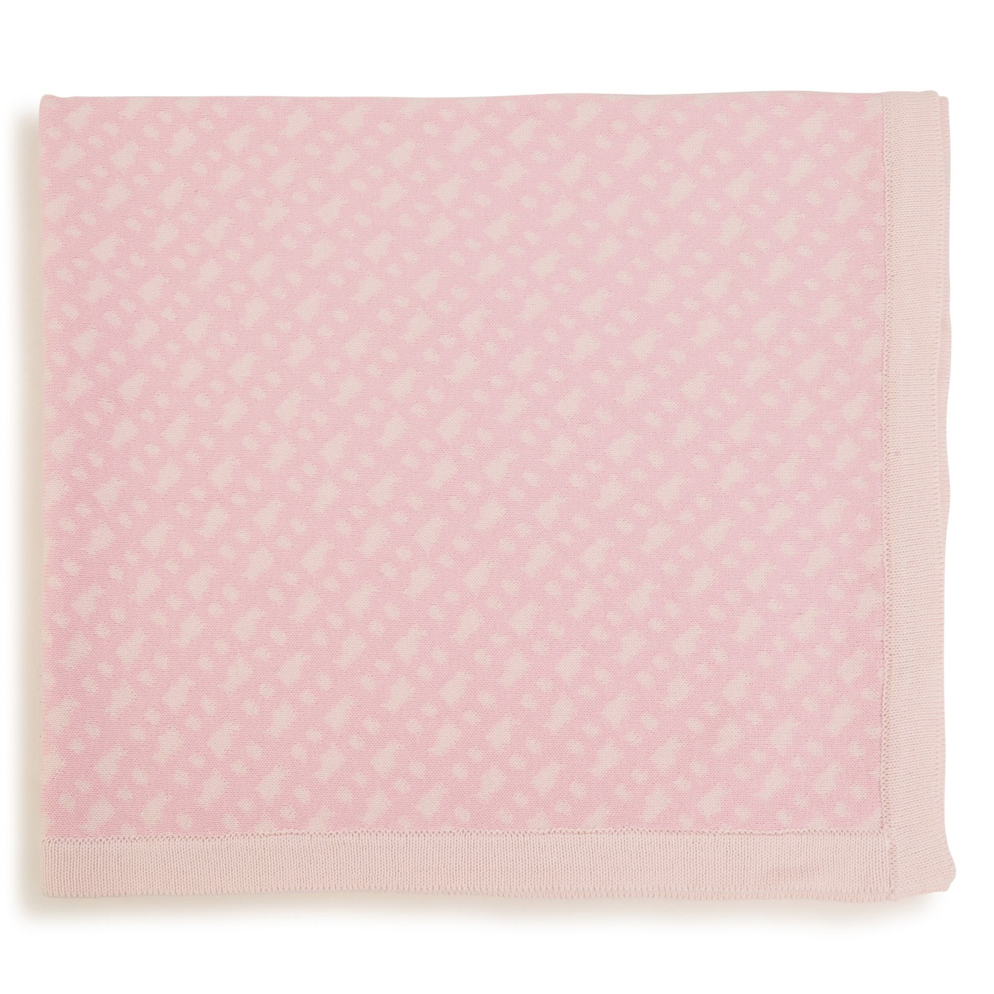 BOSS PALE PINK MONOGRAM BLANKET