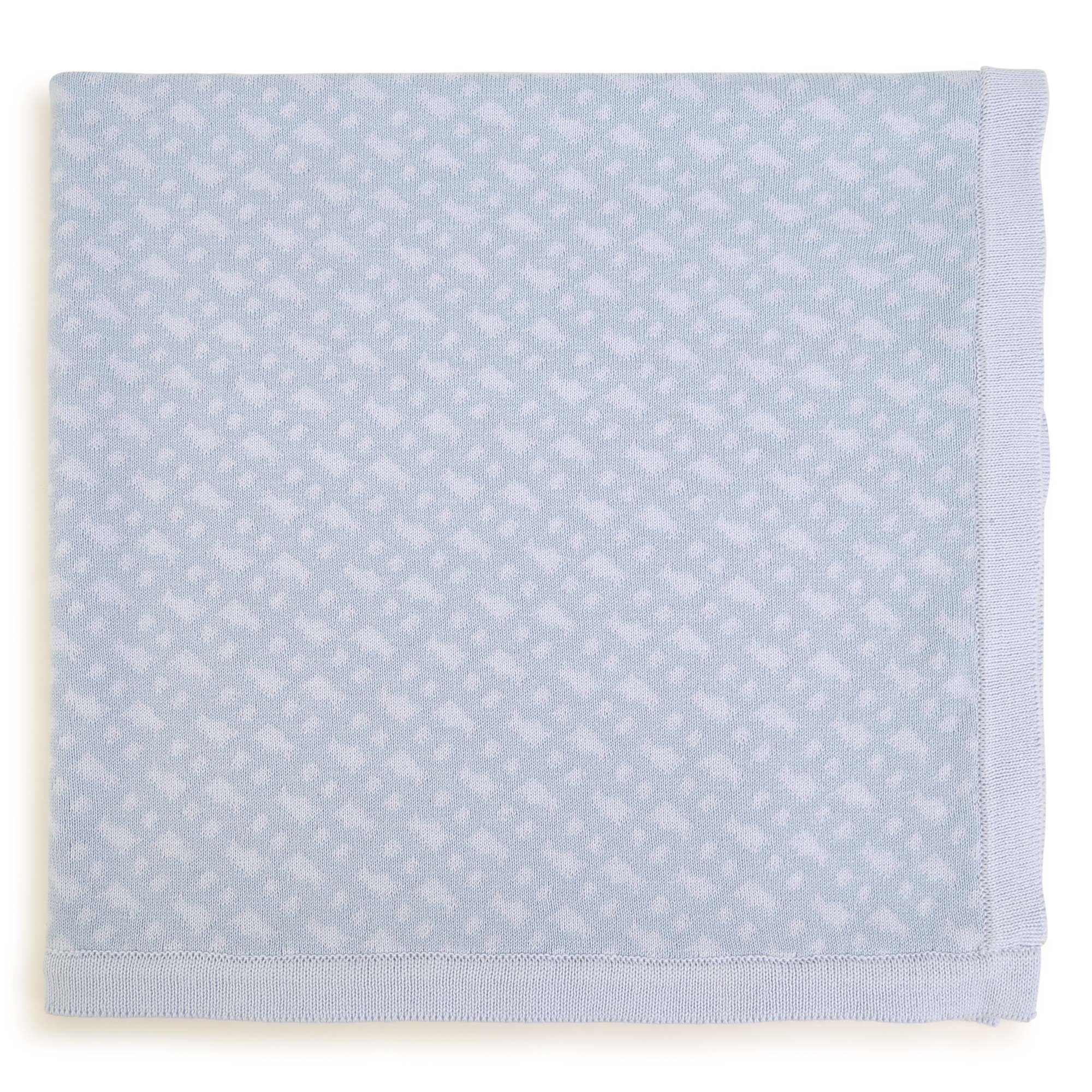 BOSS PALE BLUE MONOGRAM BLANCKET