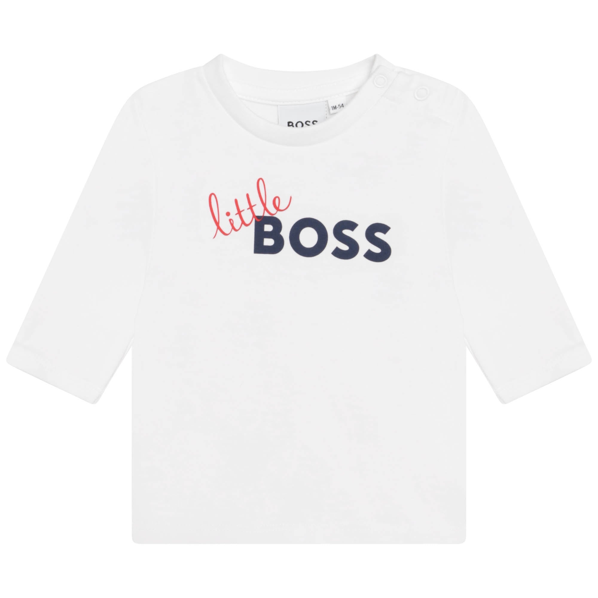 BOSS BABY WHITE LONG SLEEVE T-SHIRT