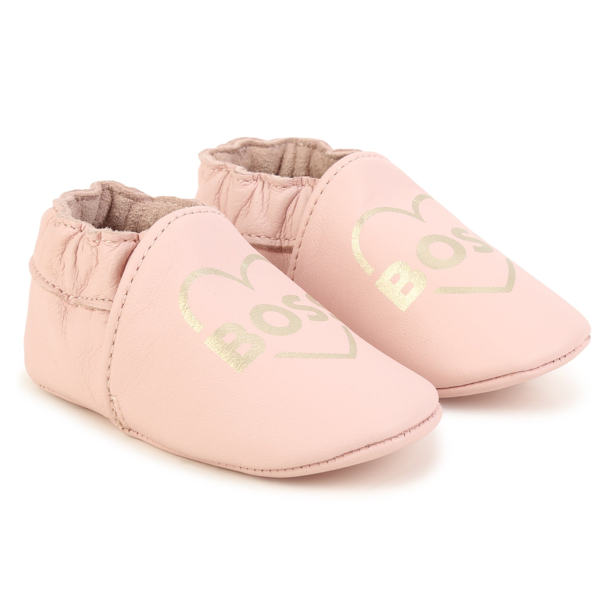BOSS PALE PINK SLIPPERS