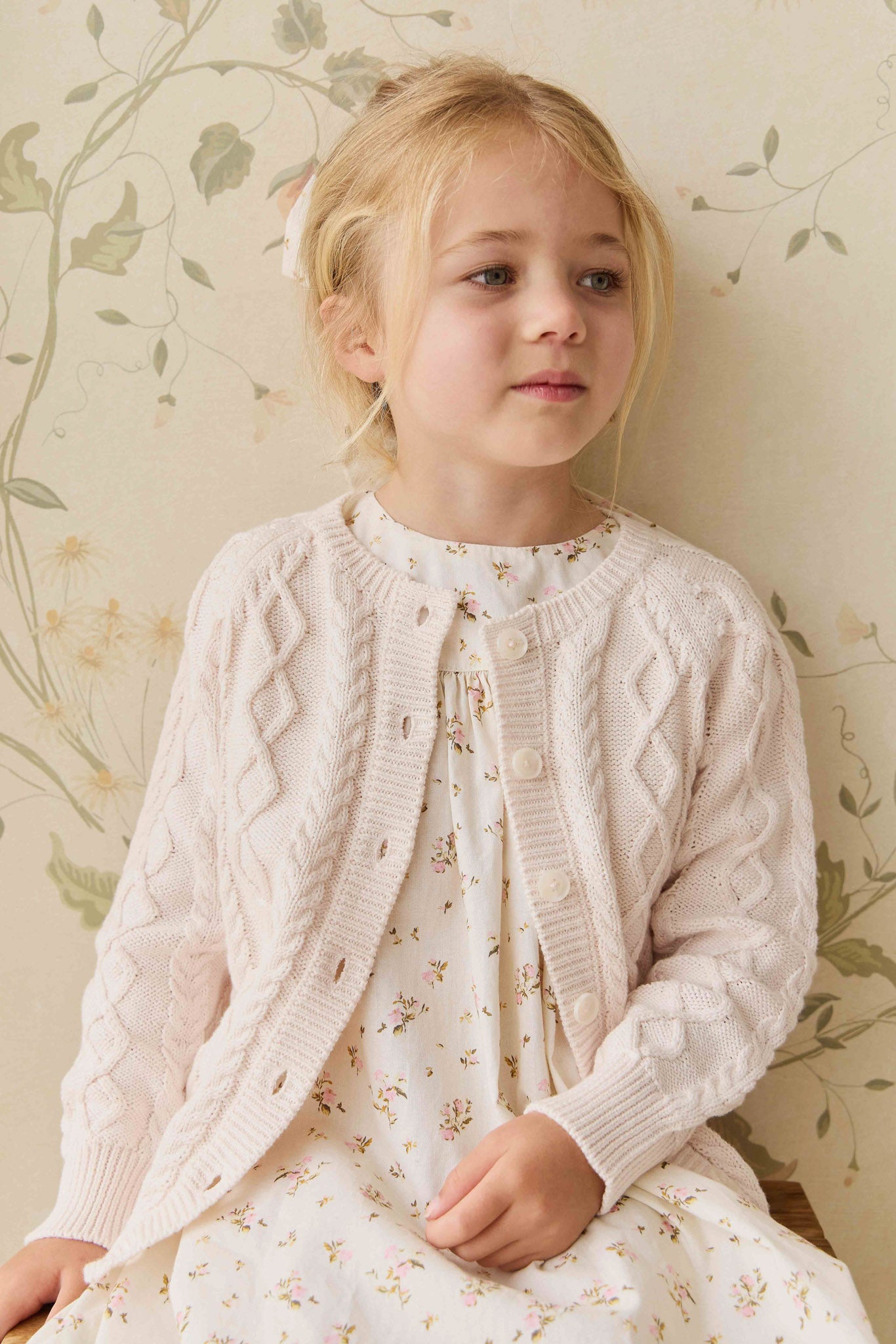 Organic Cotton Eleanor Dress - Bianca Antique