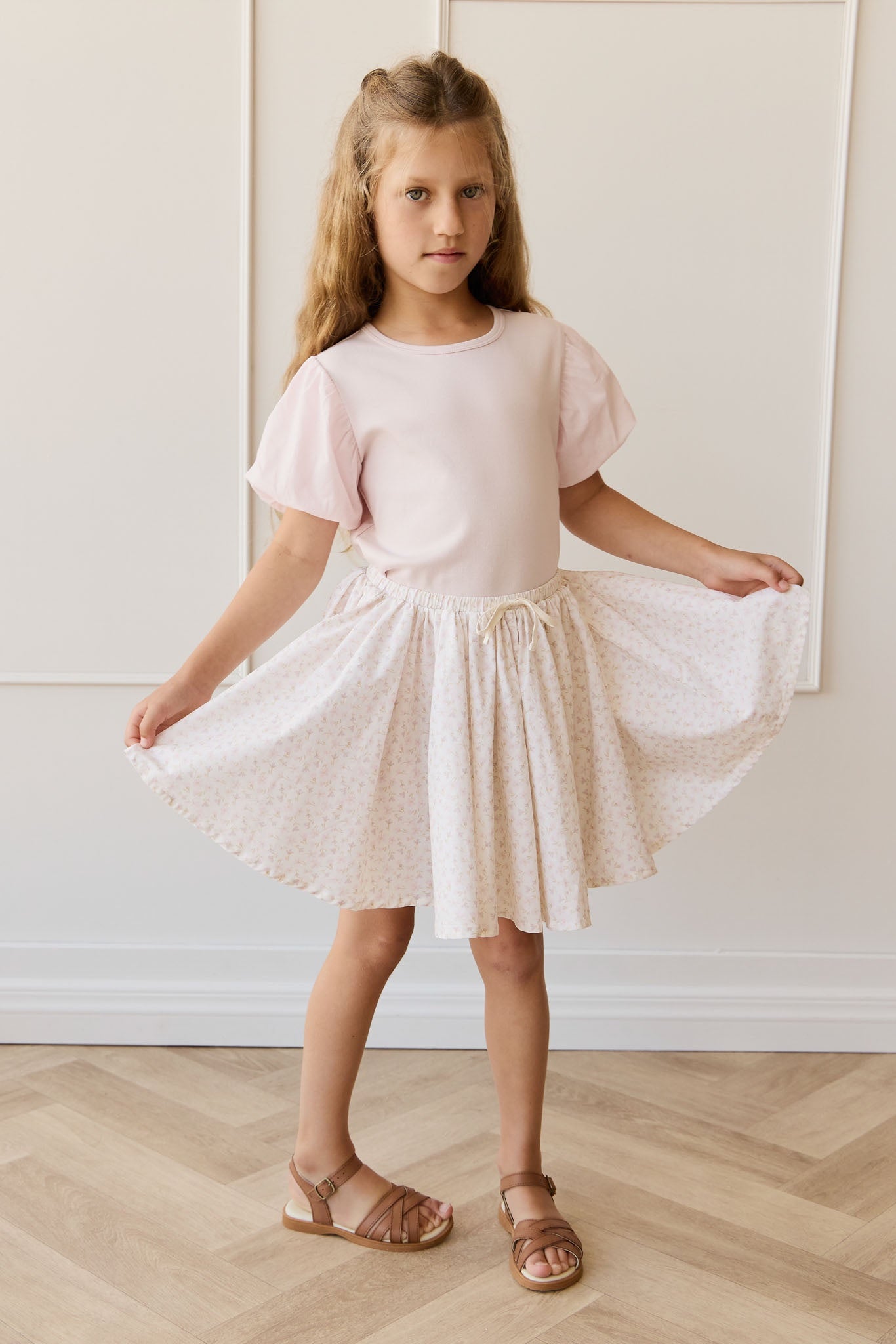Pima Cotton Myla Top-Misty Rose