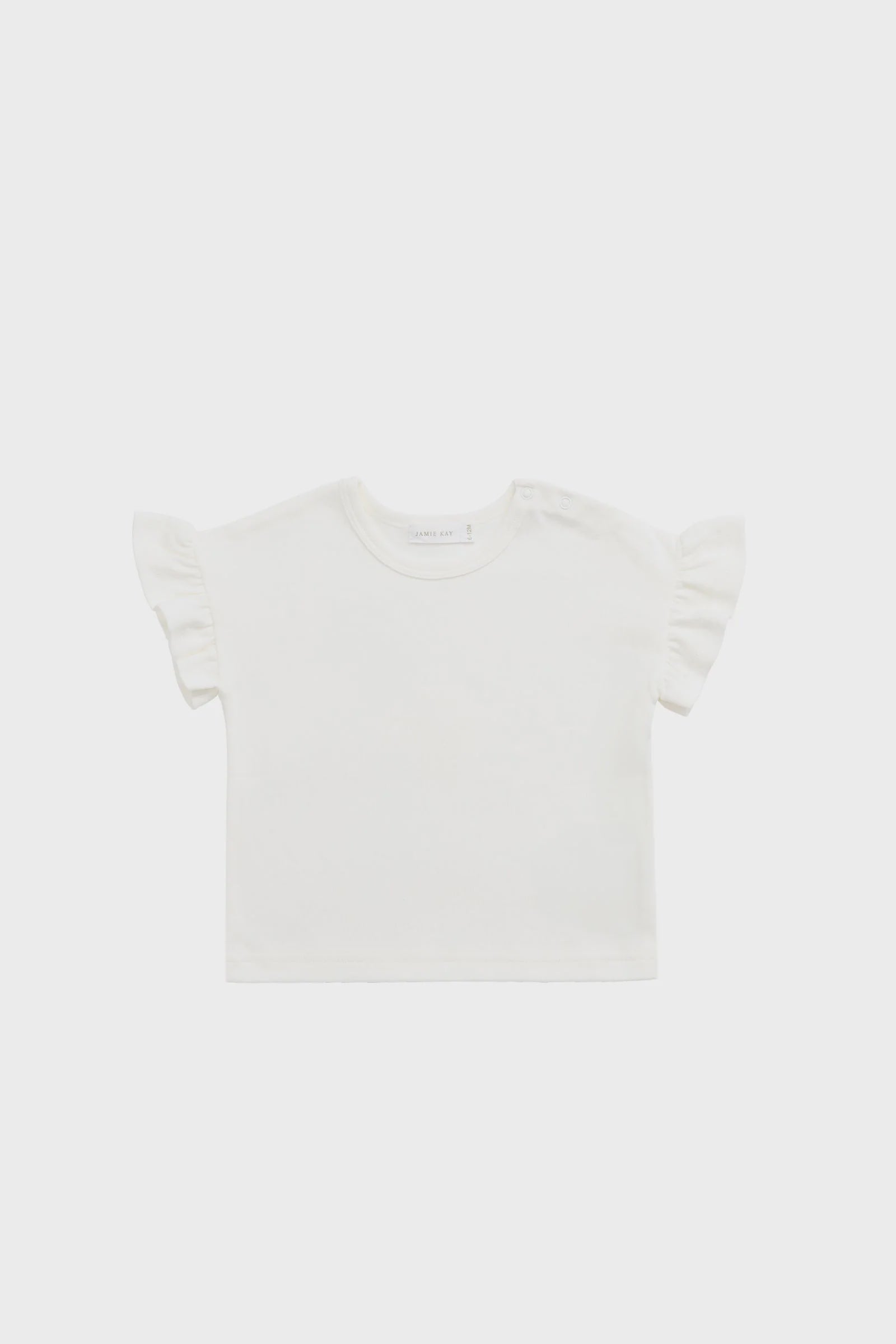 Pima Cotton Antoinette Top - Parchment