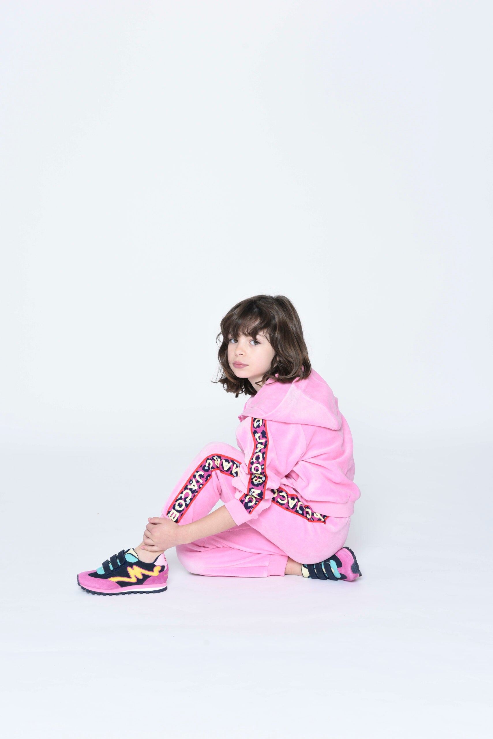 MARC JACOBS PINK VELVET TRACKSUIT