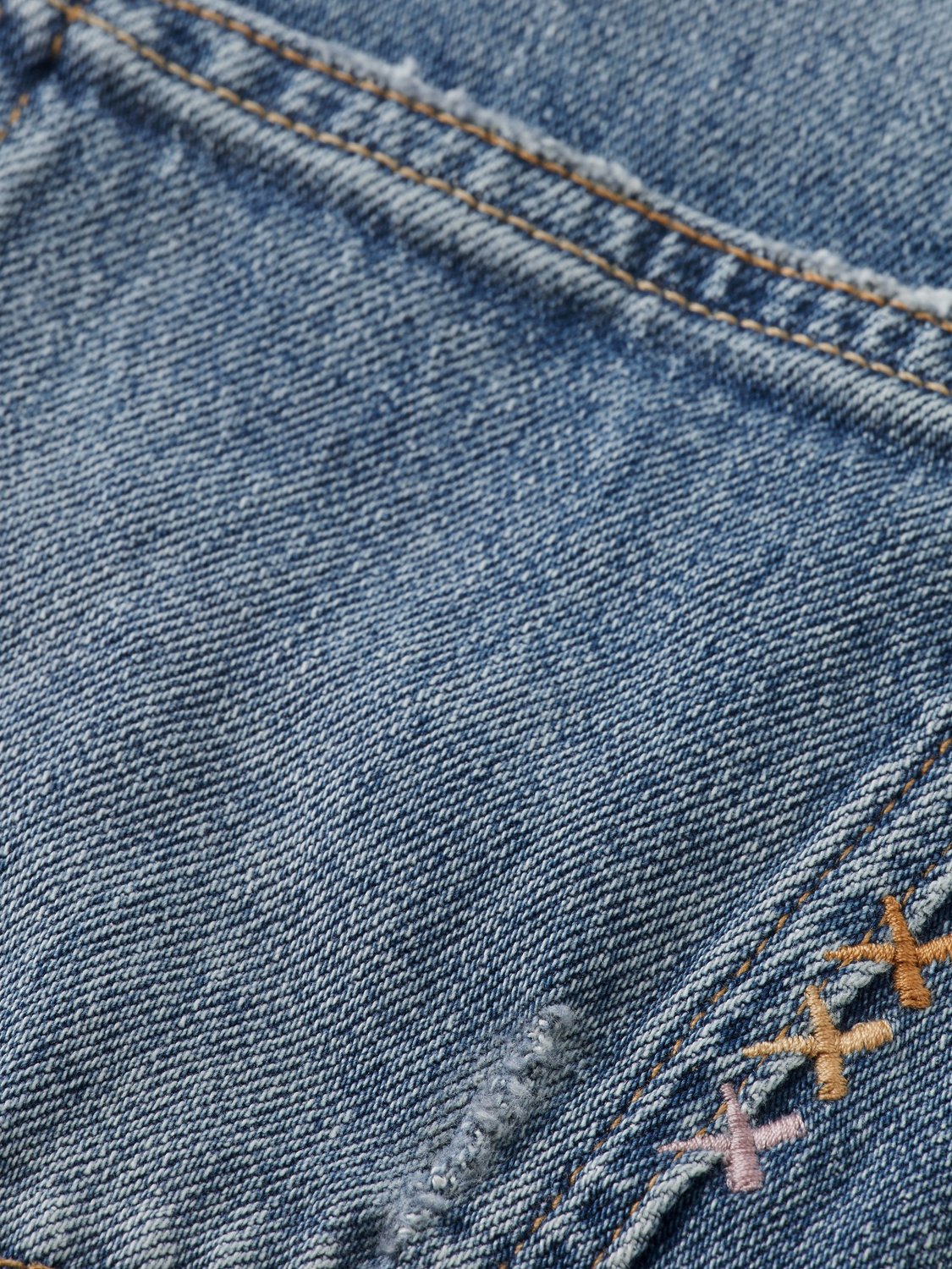 Kids - Wave high-rise super wide jeans