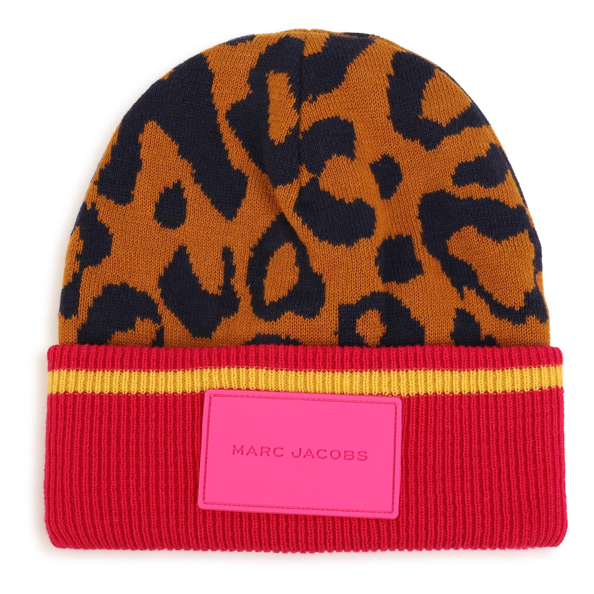 MARC JACOBS LEOPARD PULL ON HAT